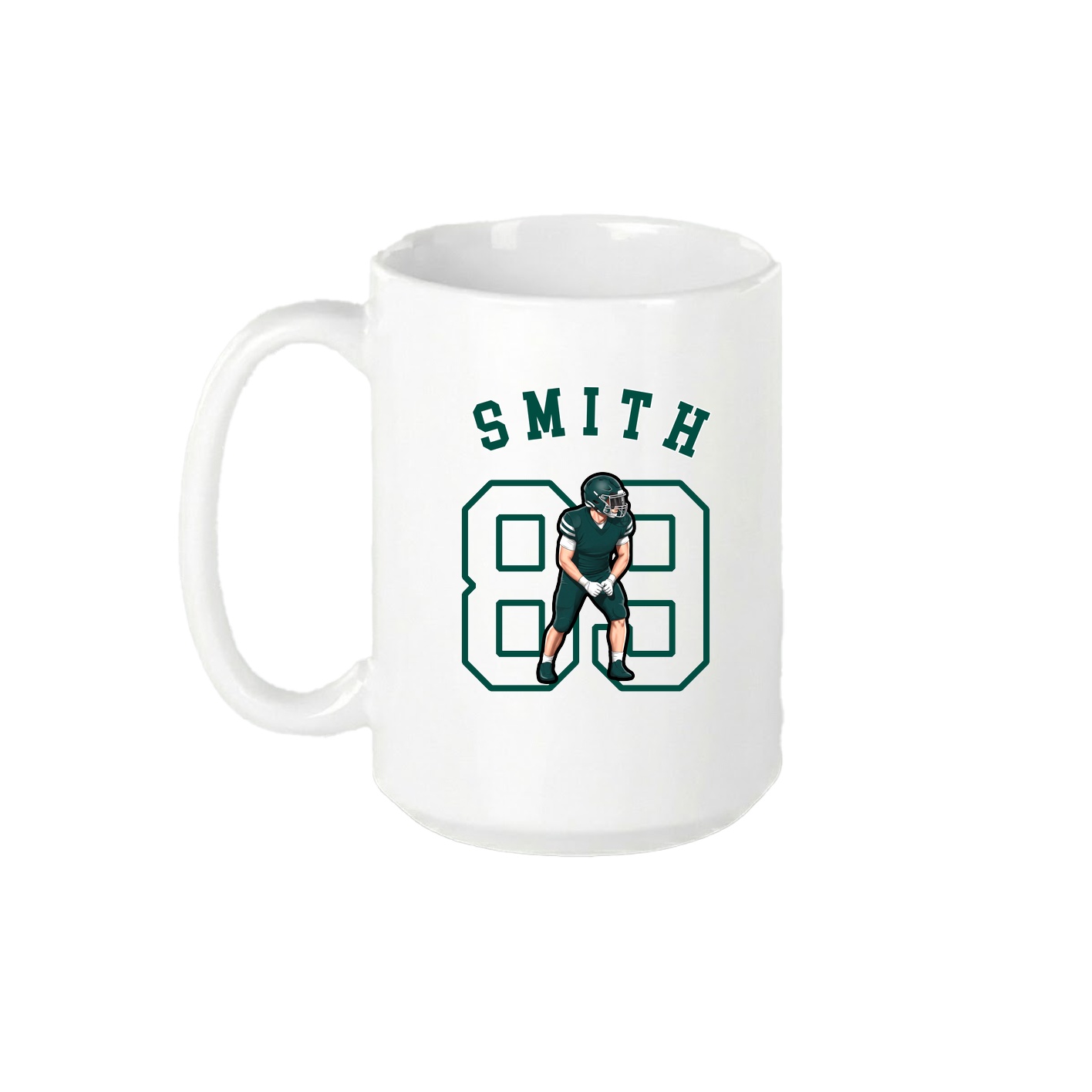 15oz Coffee Mug — Shirsey Arch in White