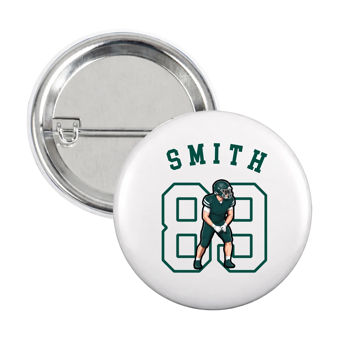 Game Day Button — Shirsey Arch in White