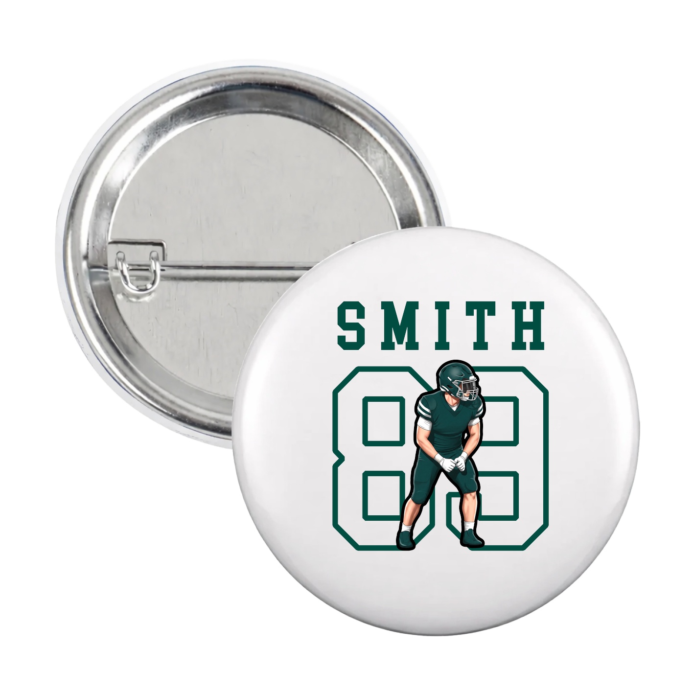 Game Day Button — Shirsey in White