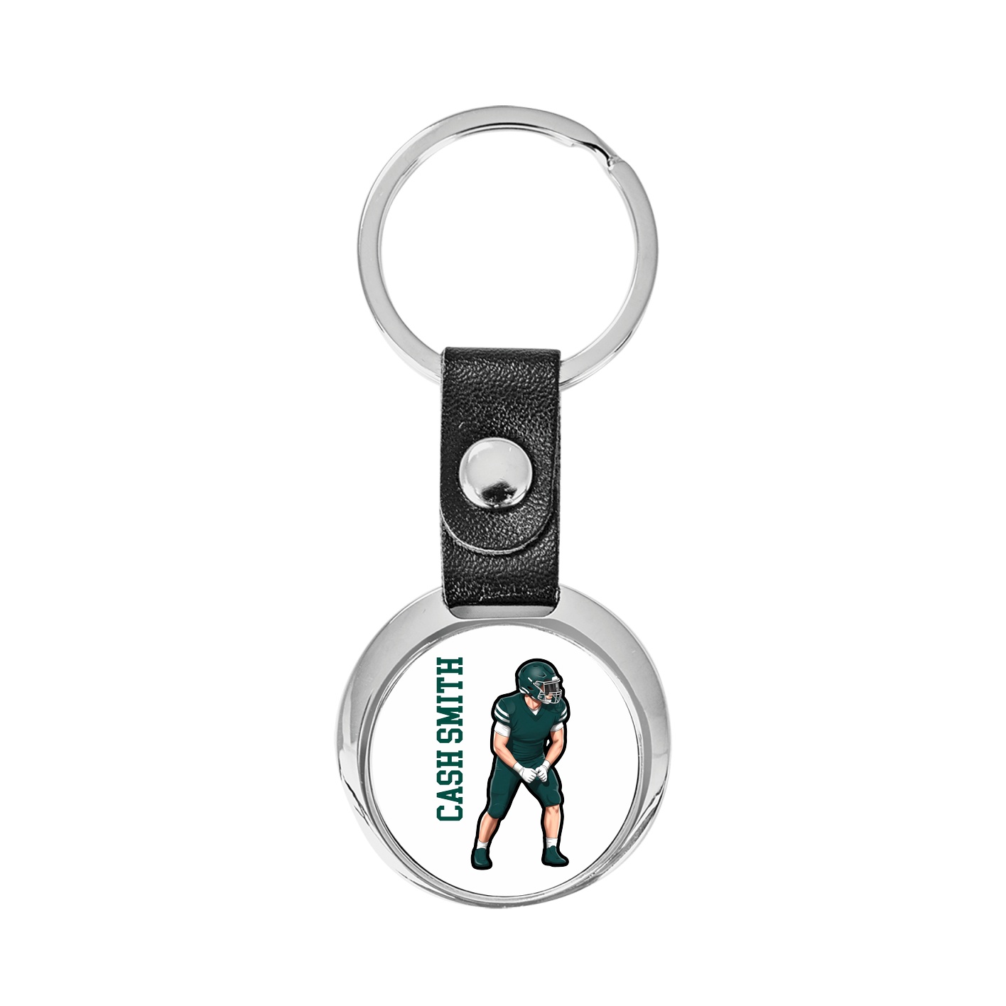 Key Chain — Name Vertical in Classic