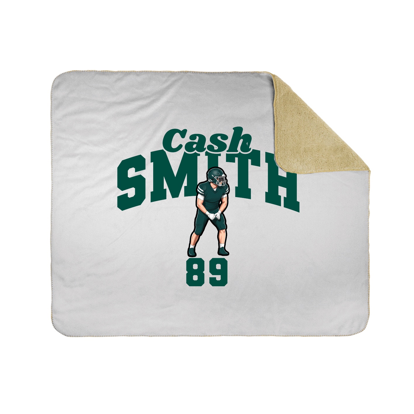 Throw Blanket — Signature Arch in White