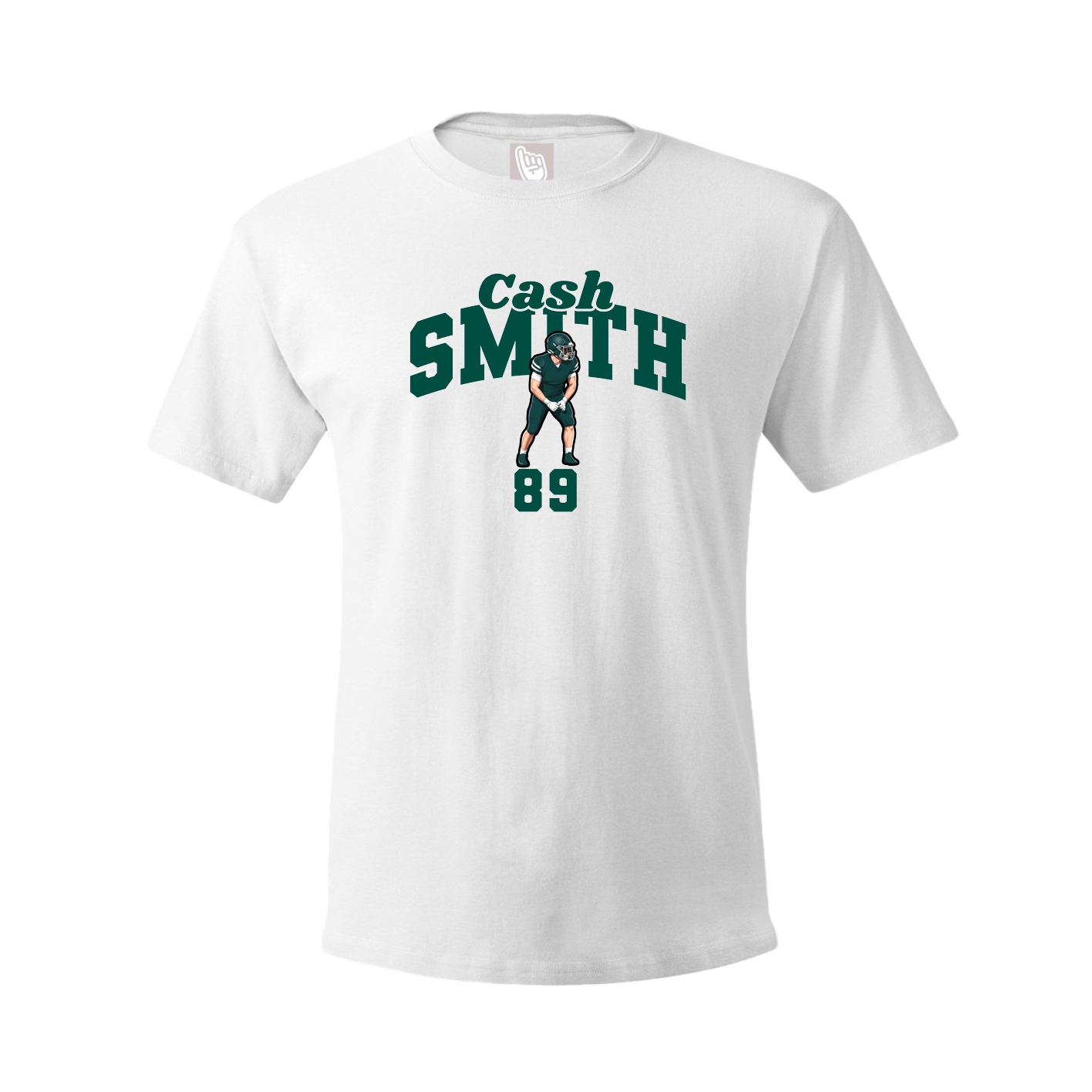 Youth Tee — Signature Arch in White