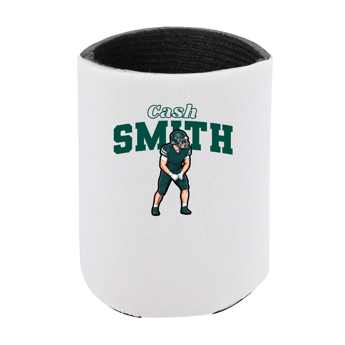 Can Holder — Name Arch in White