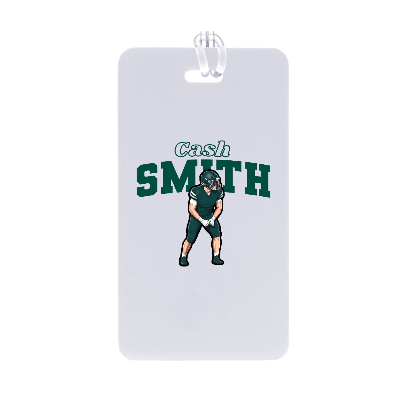 Bag Tag — Name Arch in Classic