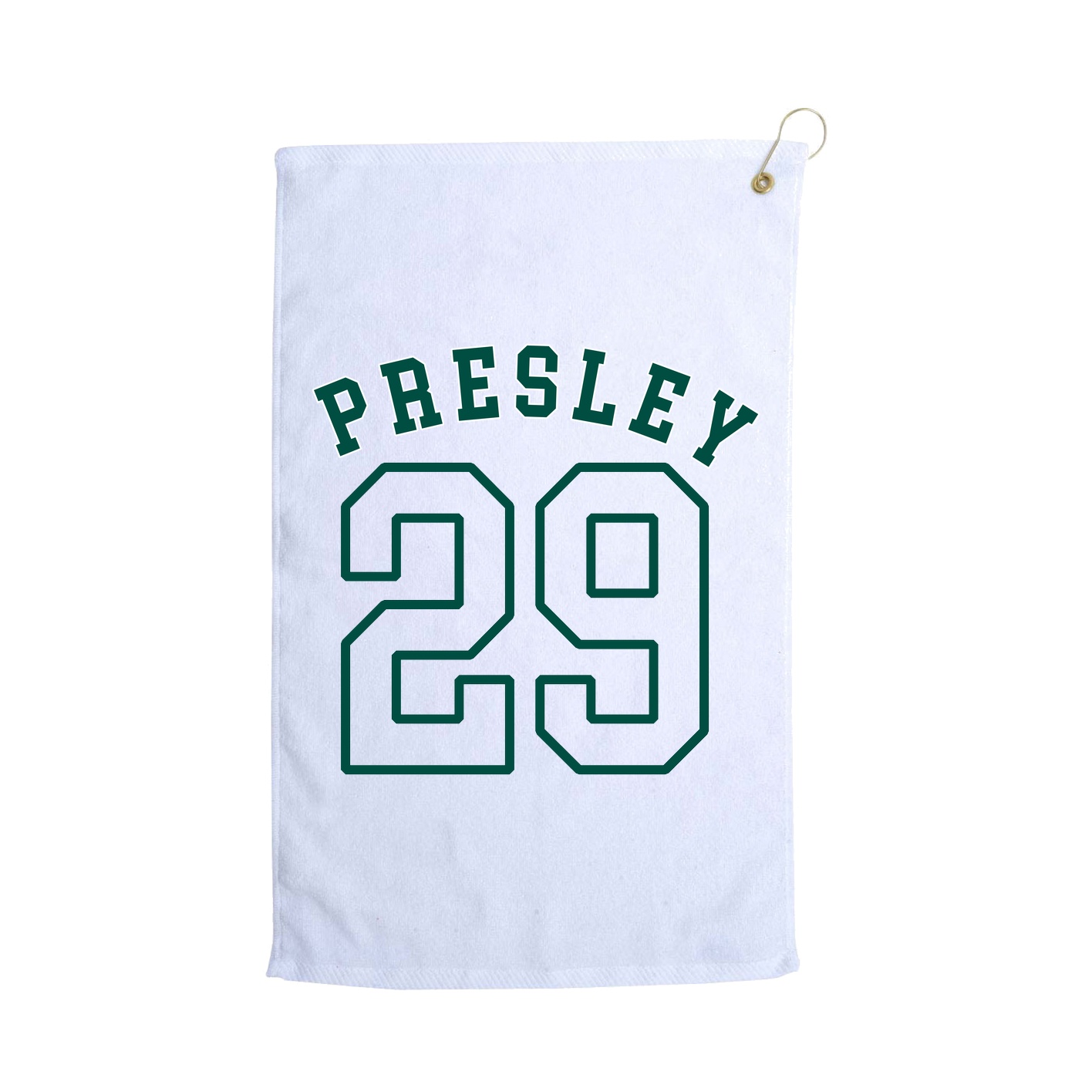 Golf Towel — Shirsey Arch in White