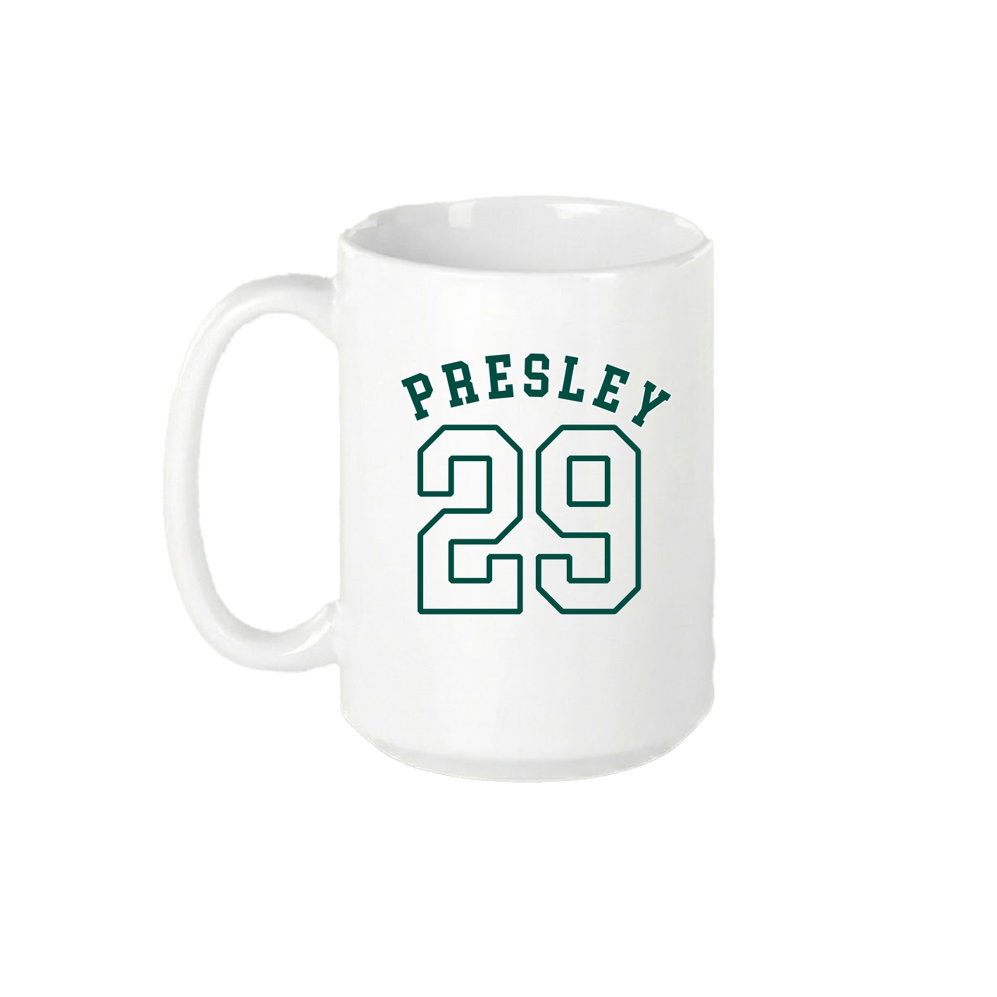 15oz Coffee Mug — Shirsey Arch in White