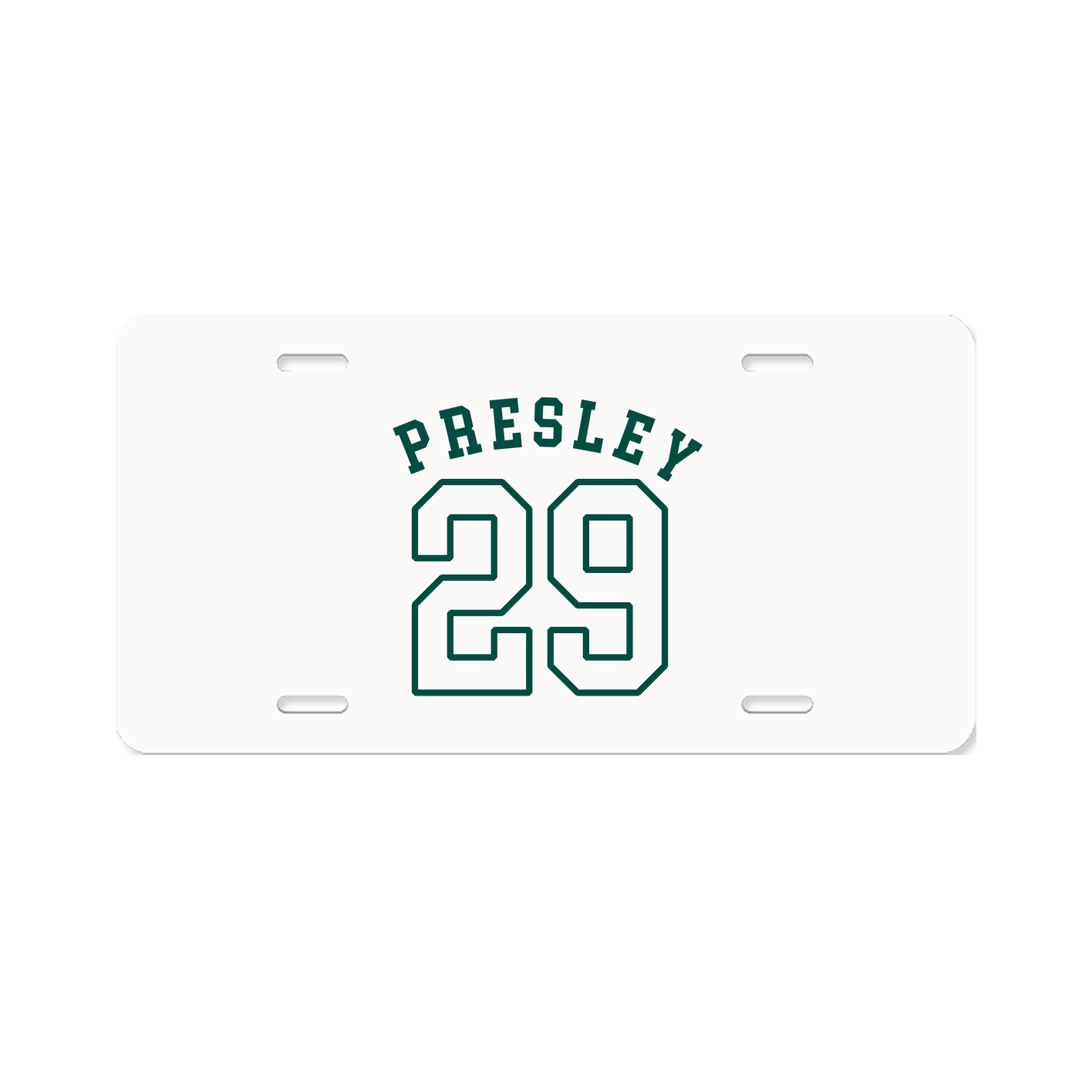 License Plate — Shirsey Arch in Classic
