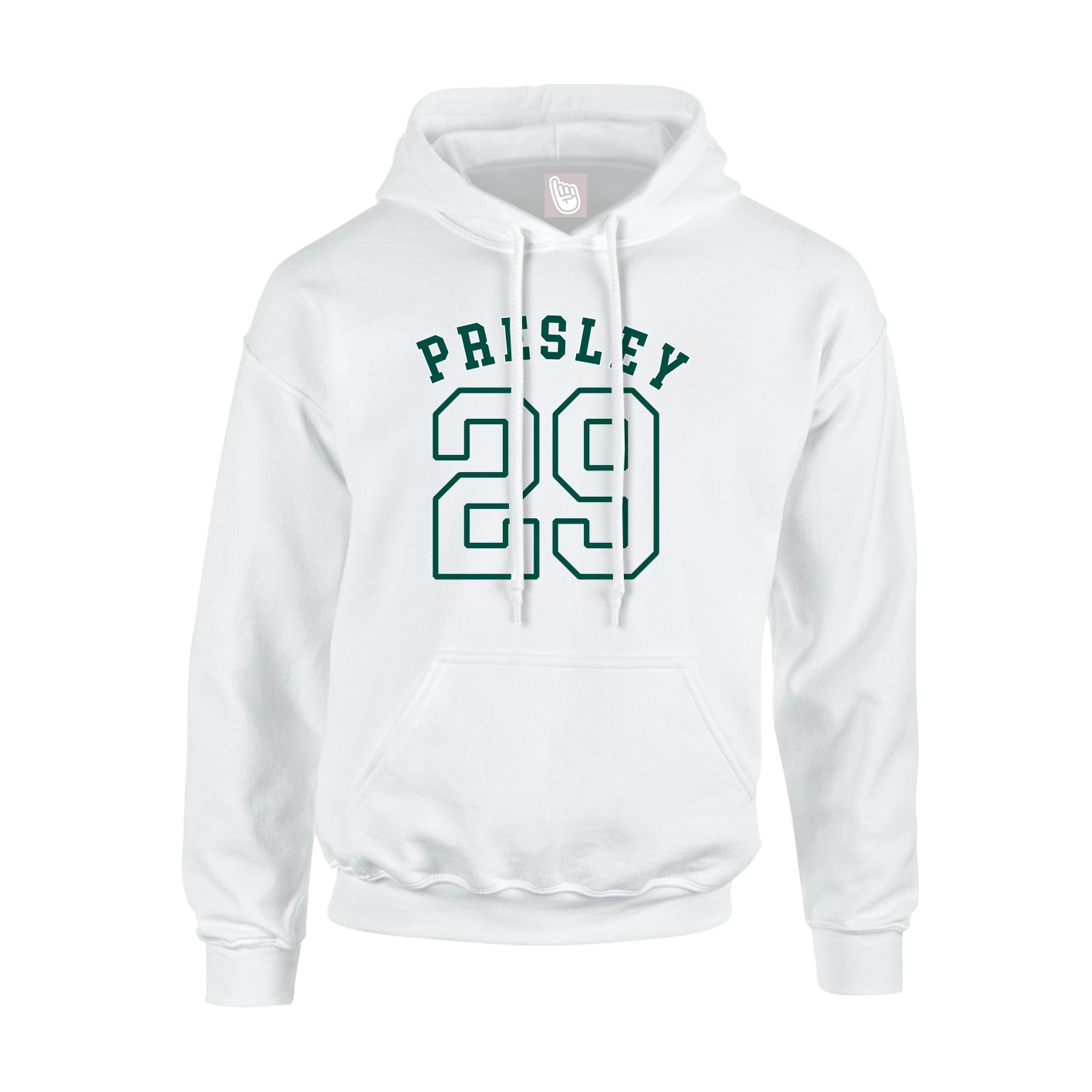 Youth Hoodie — Shirsey Arch in White