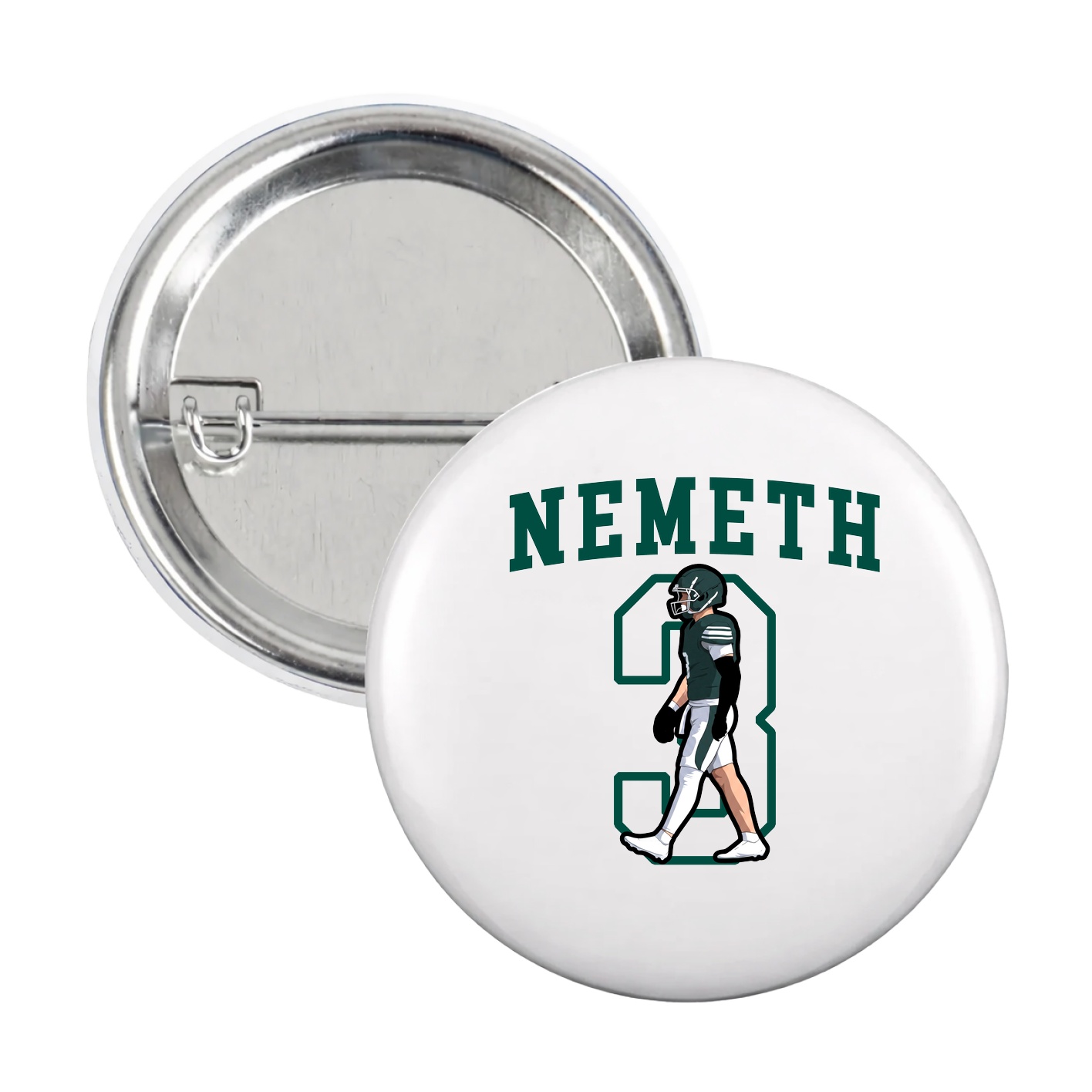 Game Day Button — Shirsey in White