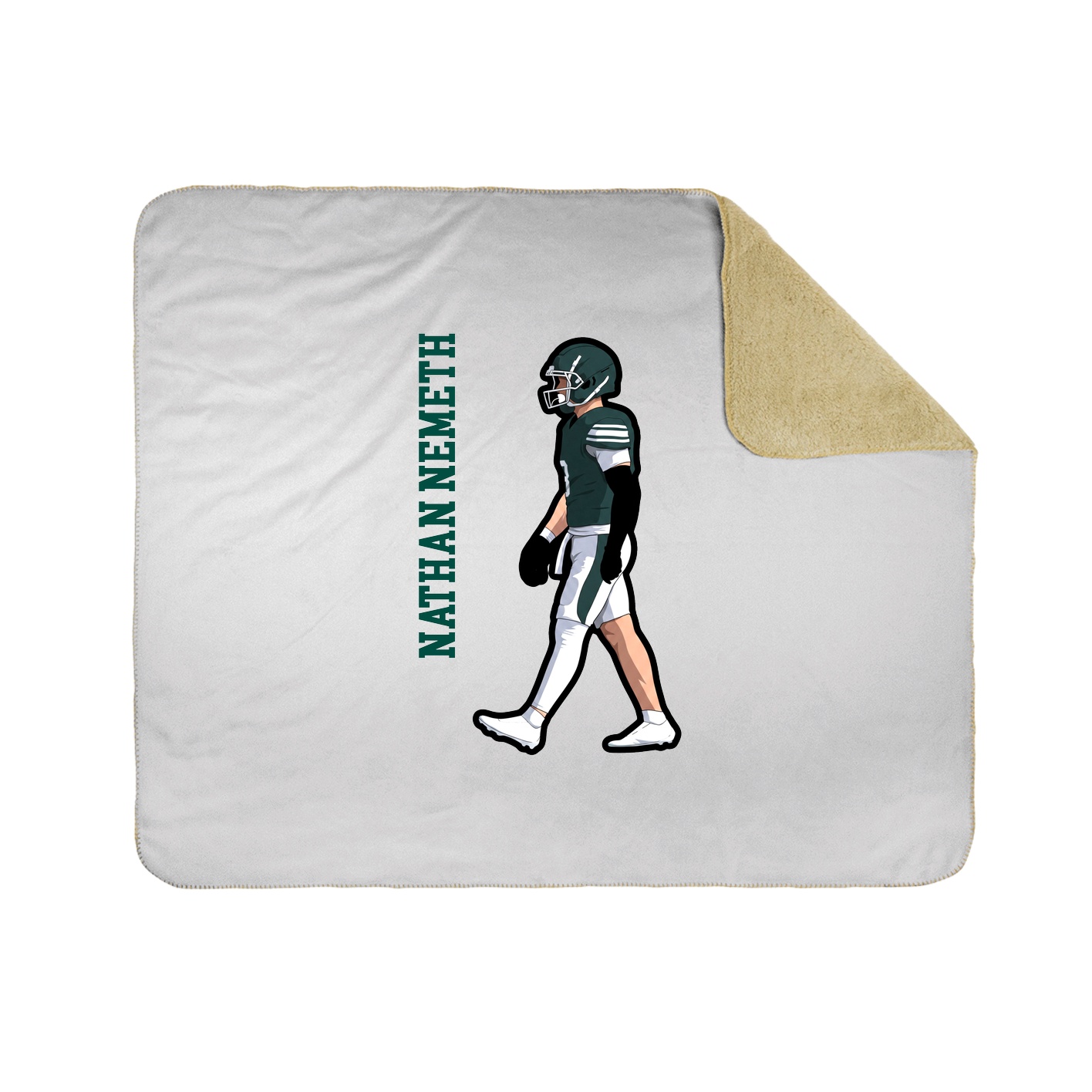 50x60 Sherpa Lined Throw Blanket