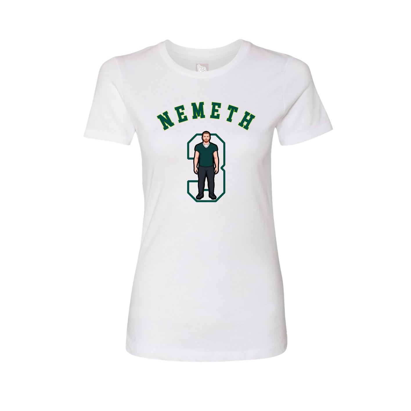 Womens Tee — Shirsey Arch in White