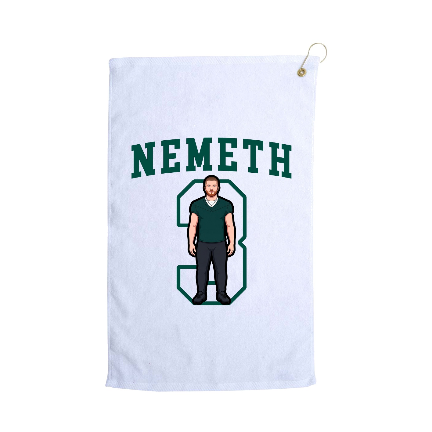 Golf Towel — Shirsey in White