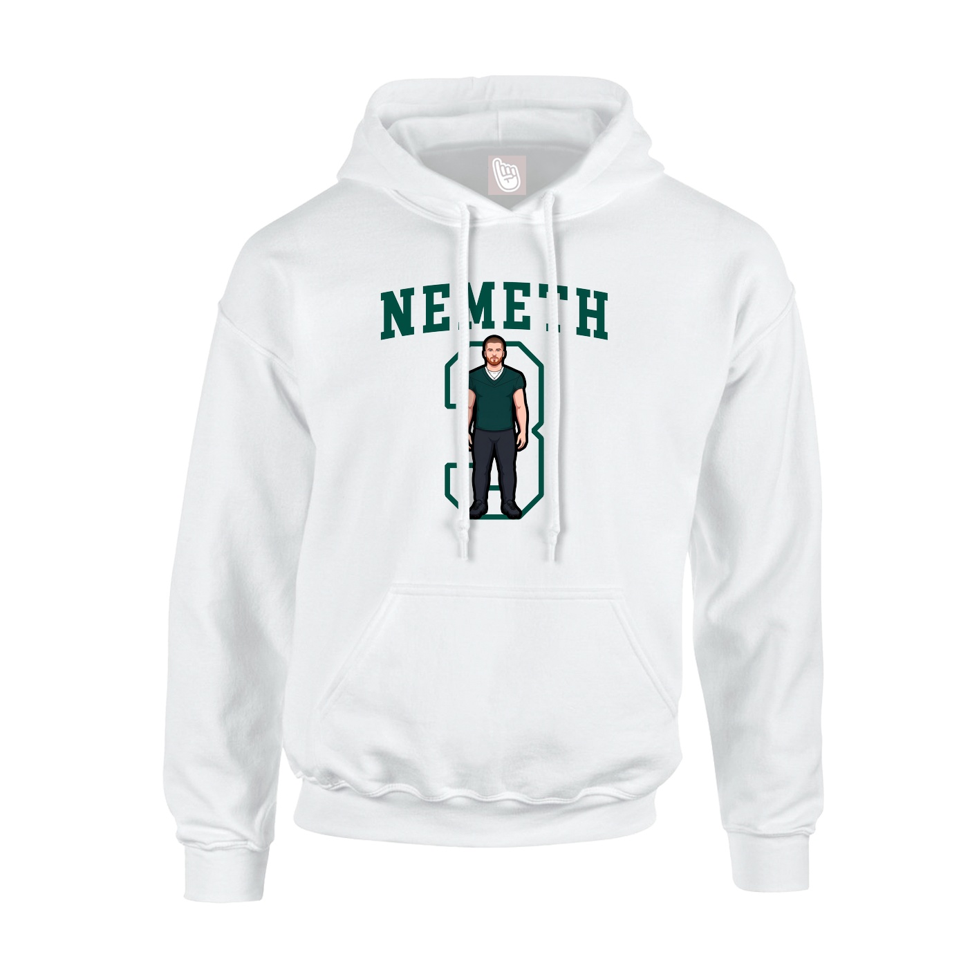 Youth Hoodie — Shirsey in White