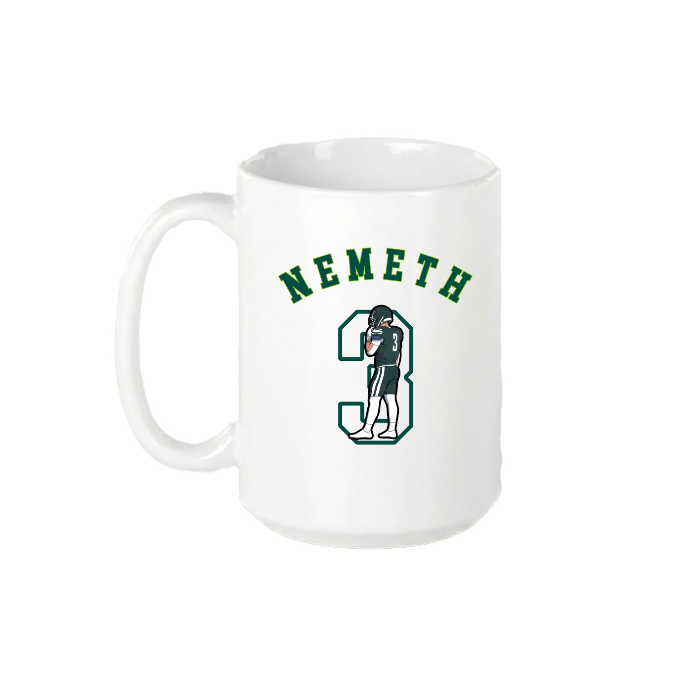 15oz Coffee Mug — Shirsey Arch in White
