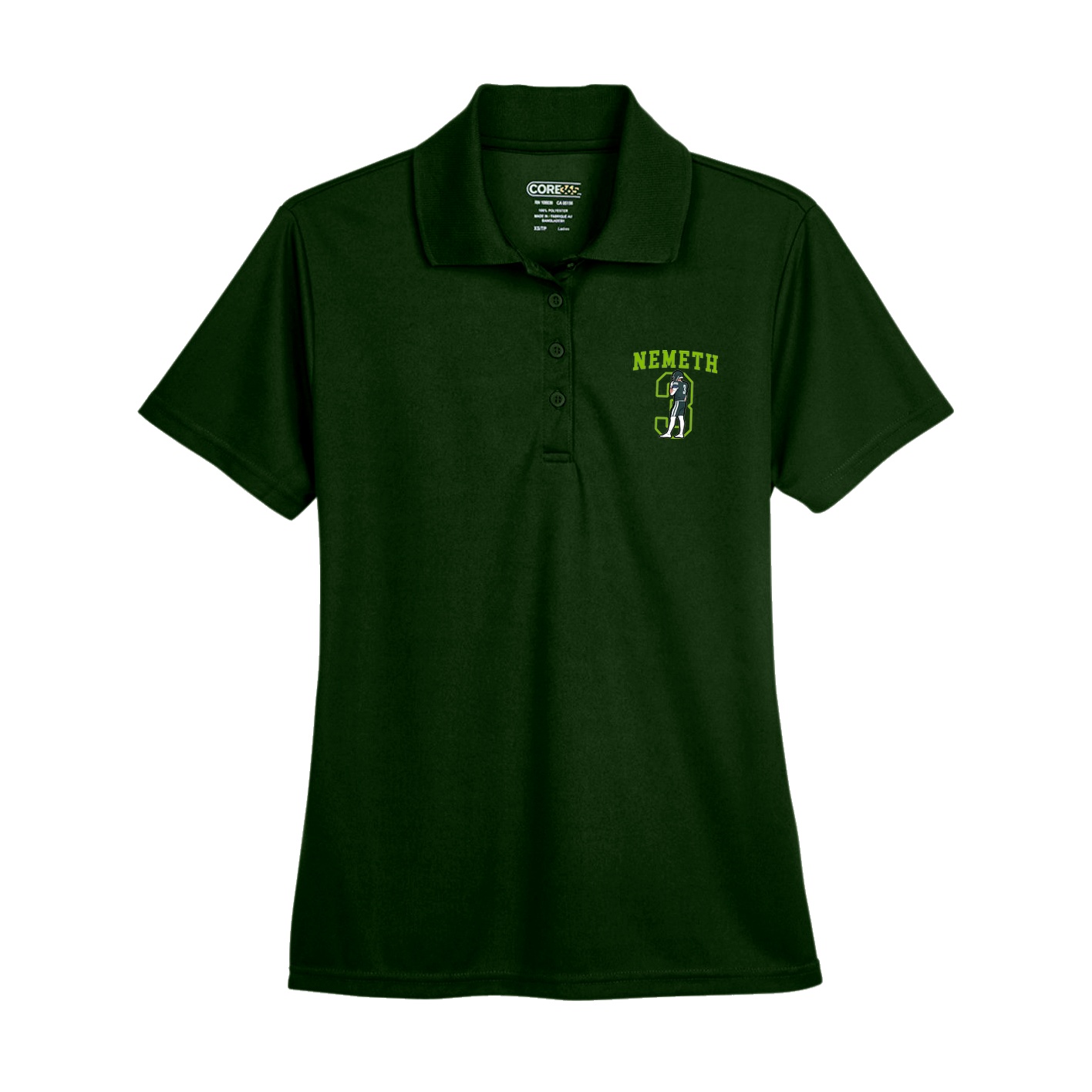 Womens Performance Polo — Shirsey in Green