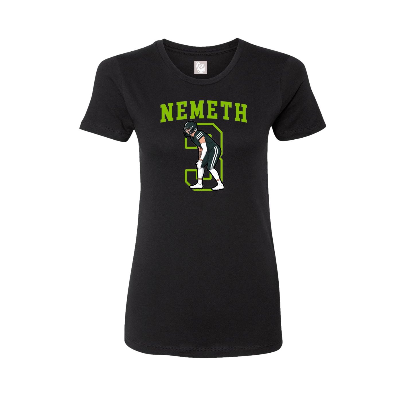 Fitted Women's Tee — Shirsey in Black