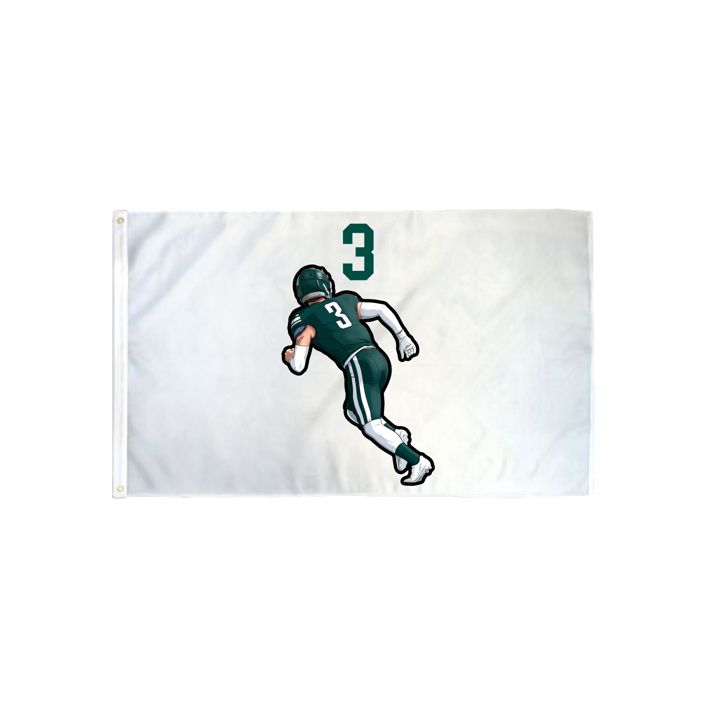 3x5 Flag — Number Top in Classic