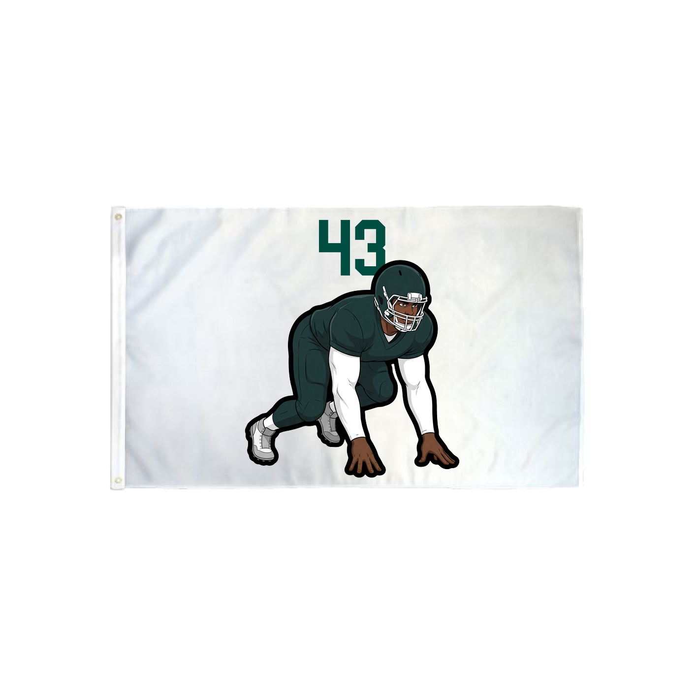 3x5 Flag — Number Top in Classic