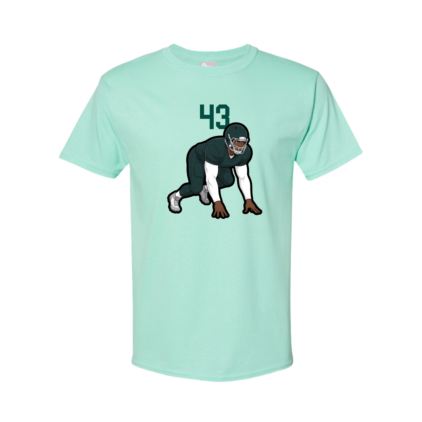 Tee — Number Top in Green