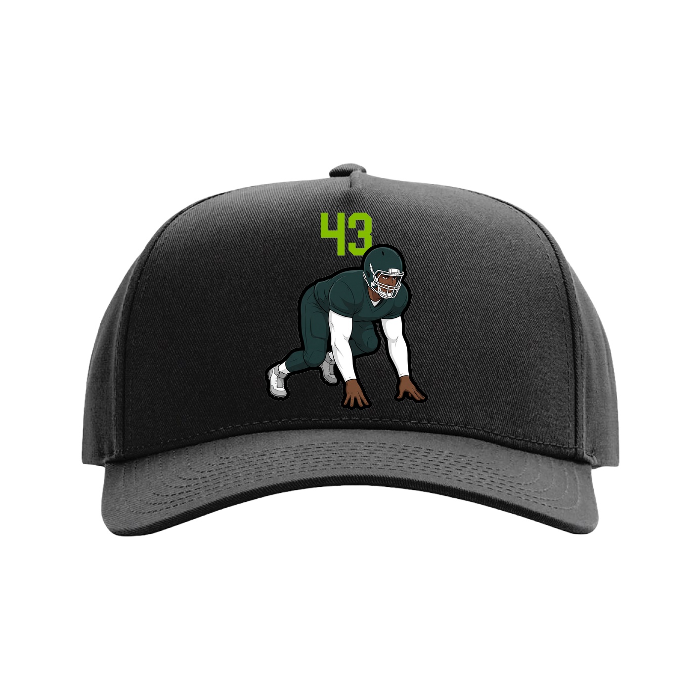 Full Fabric Five-Panel Champ Cap