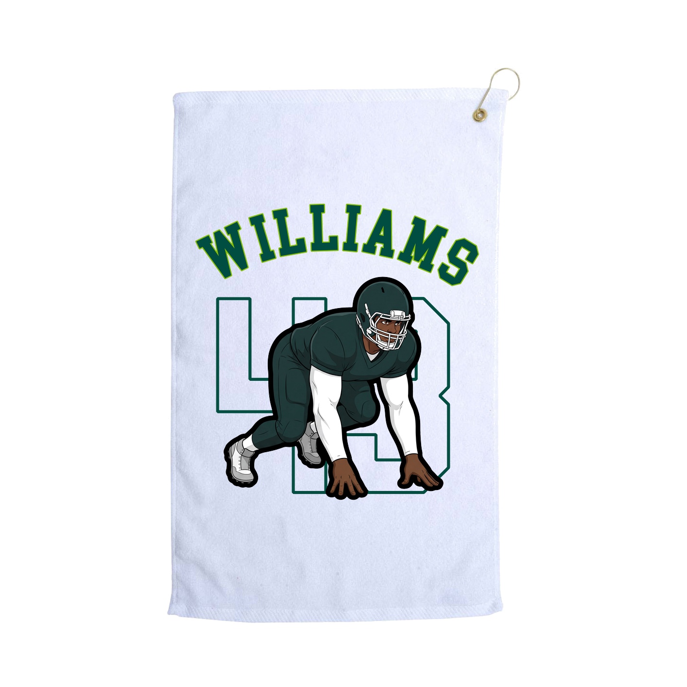 Golf Towel — Shirsey Arch in White