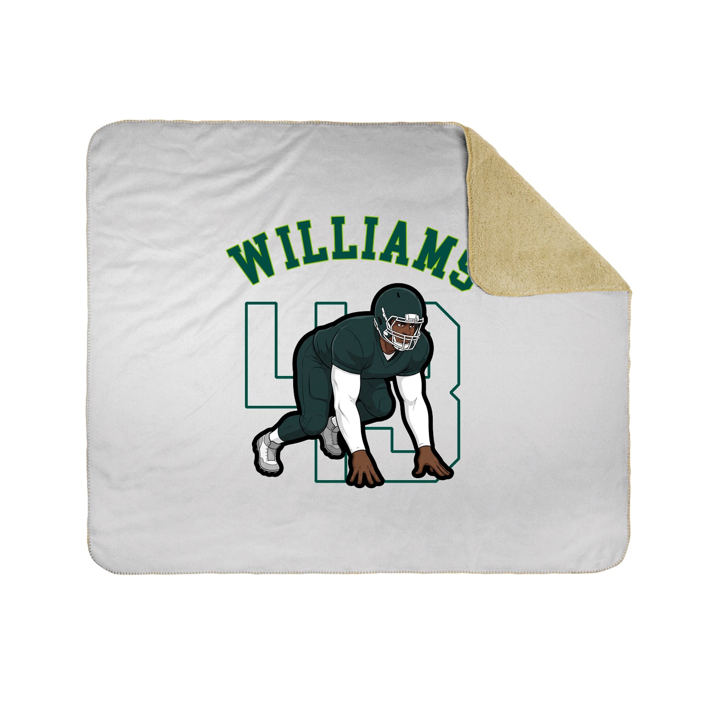 Throw Blanket — Shirsey Arch in White