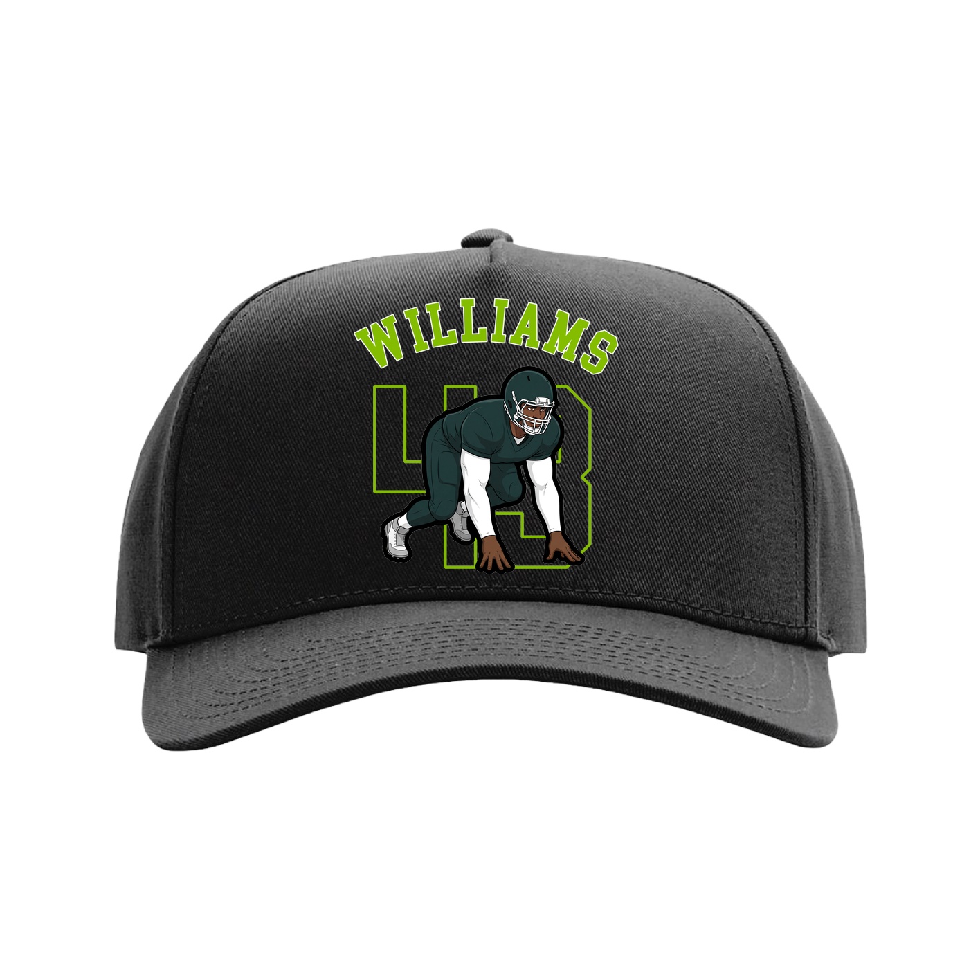 Full Fabric Five-Panel Champ Cap