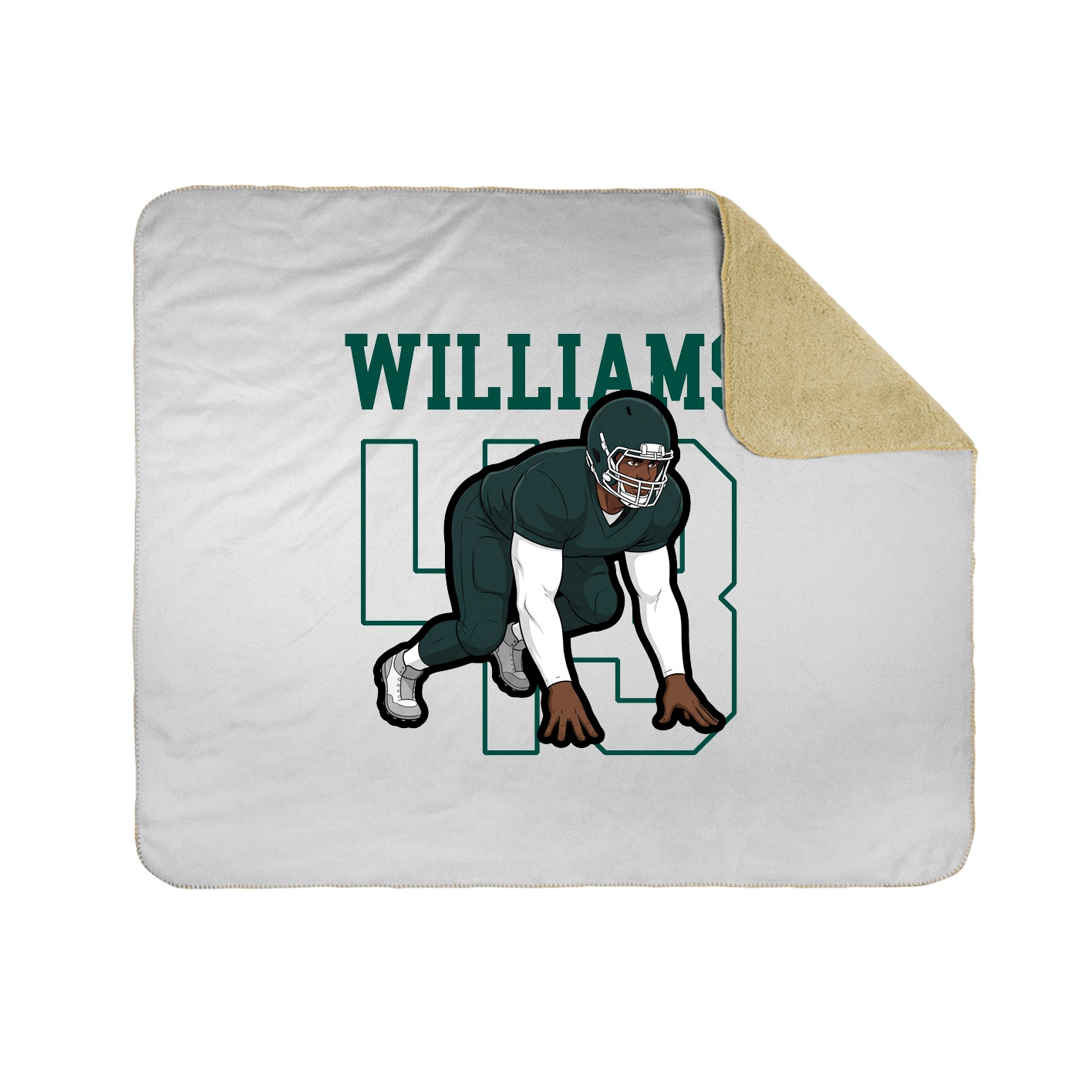 Throw Blanket — Shirsey in White