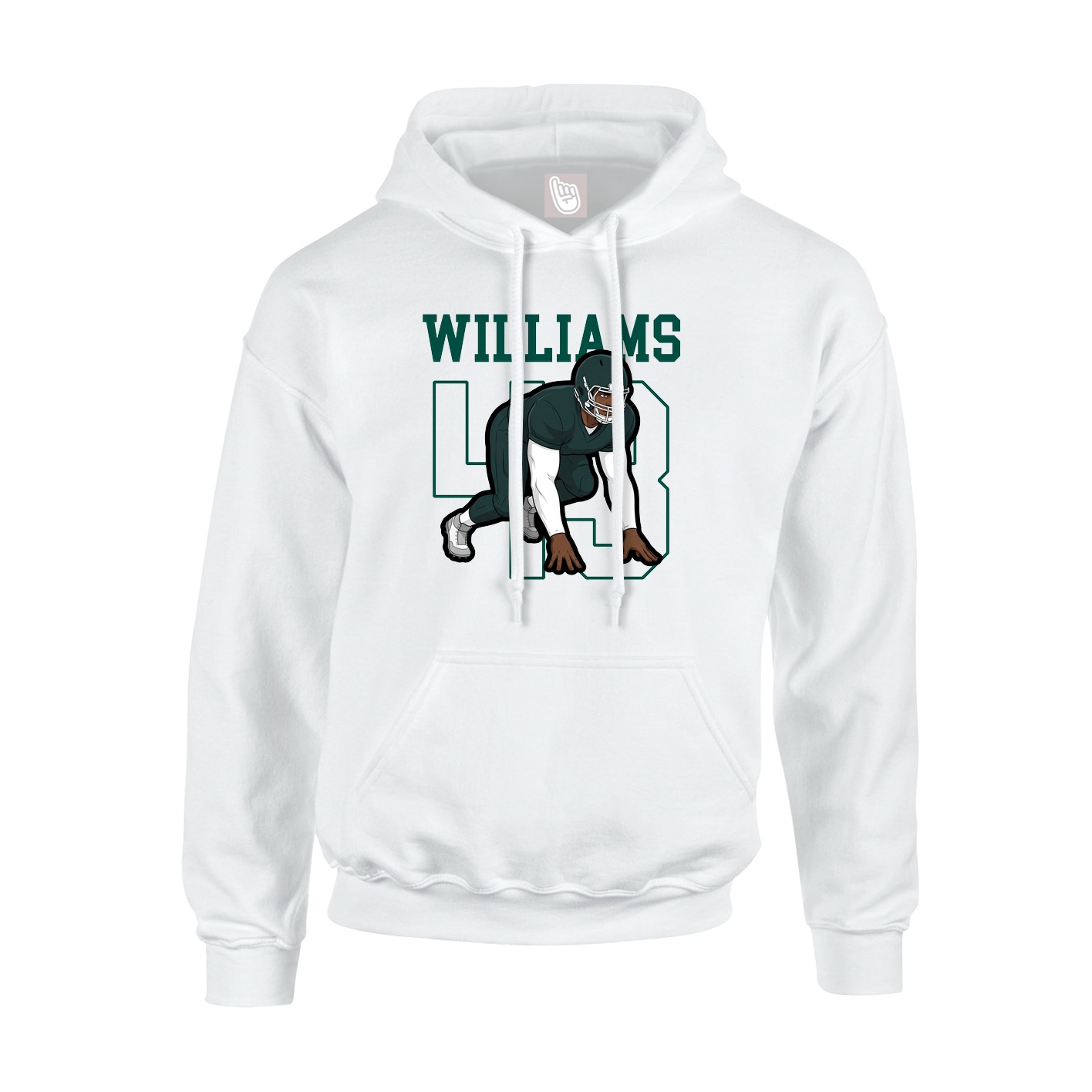 Youth Hoodie — Shirsey in White