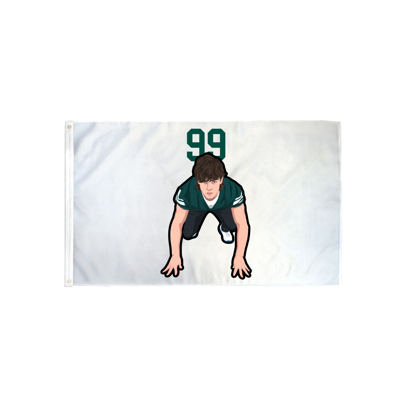3x5 Flag — Number Top in Classic