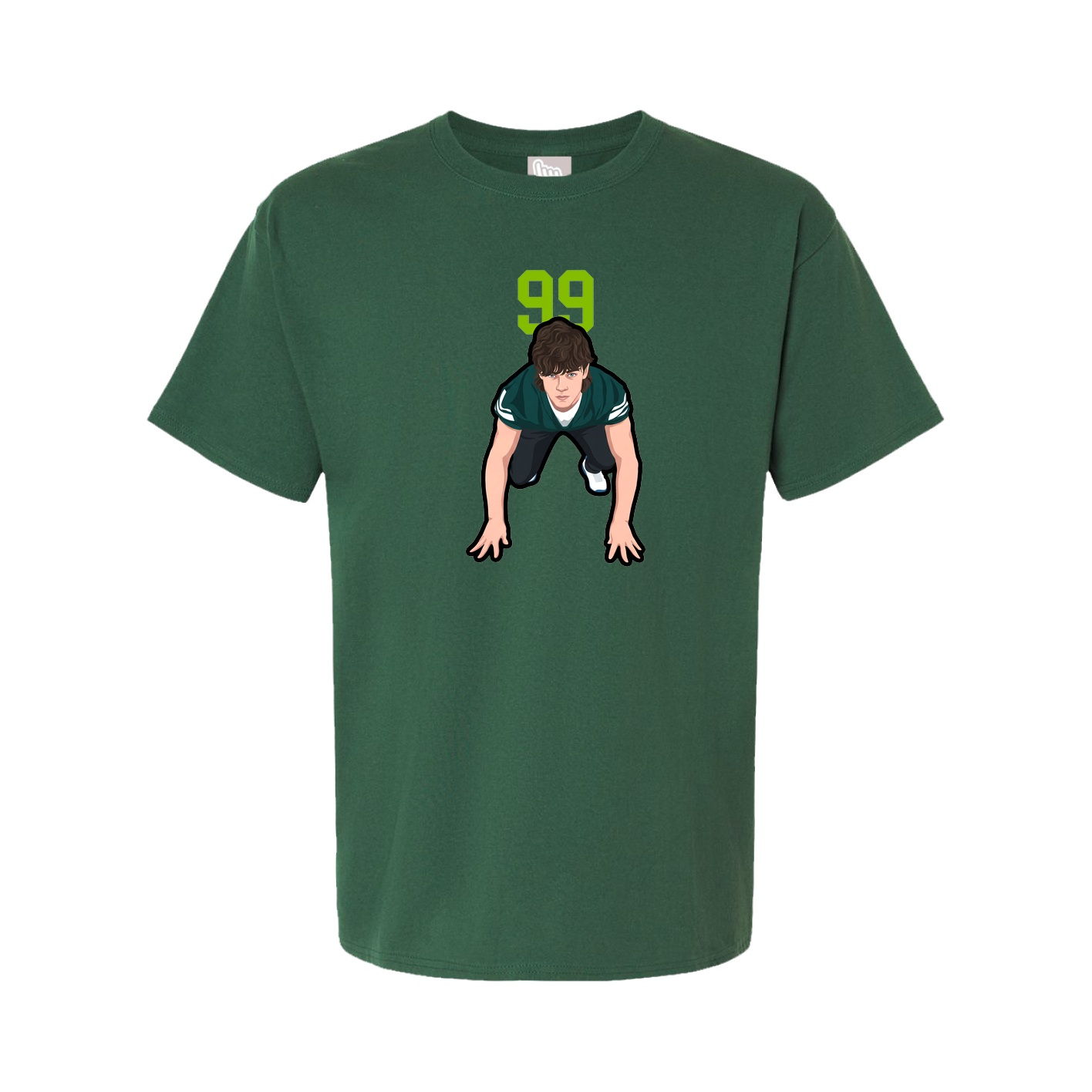 Tee — Number Top in Green