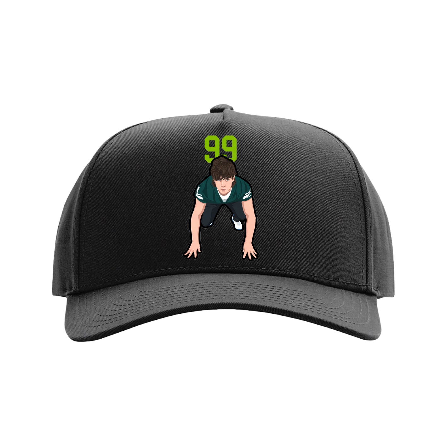 Full Fabric Five-Panel Champ Cap