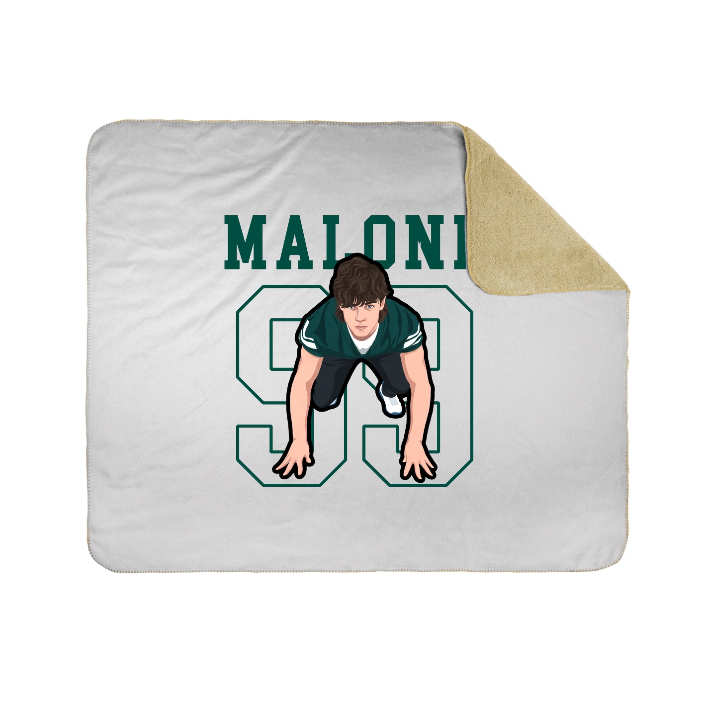 50x60 Sherpa Lined Throw Blanket