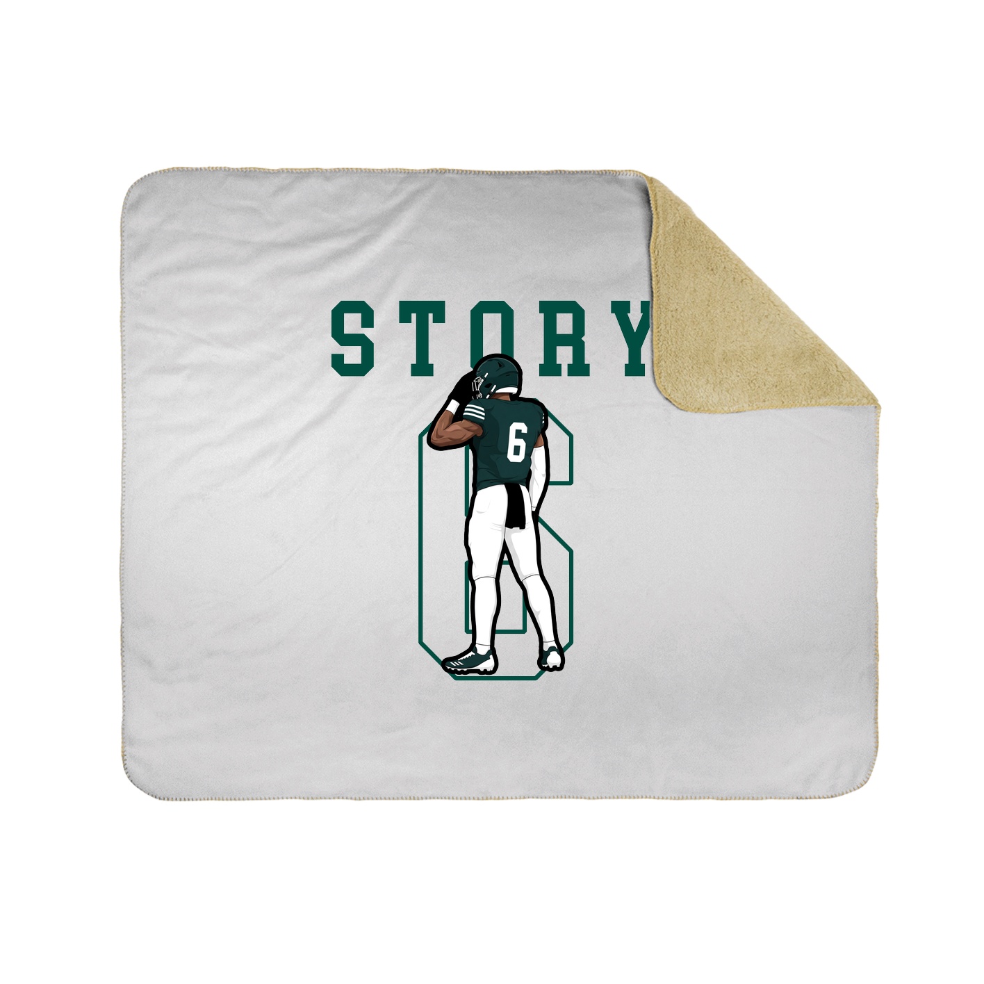 50x60 Sherpa Lined Throw Blanket