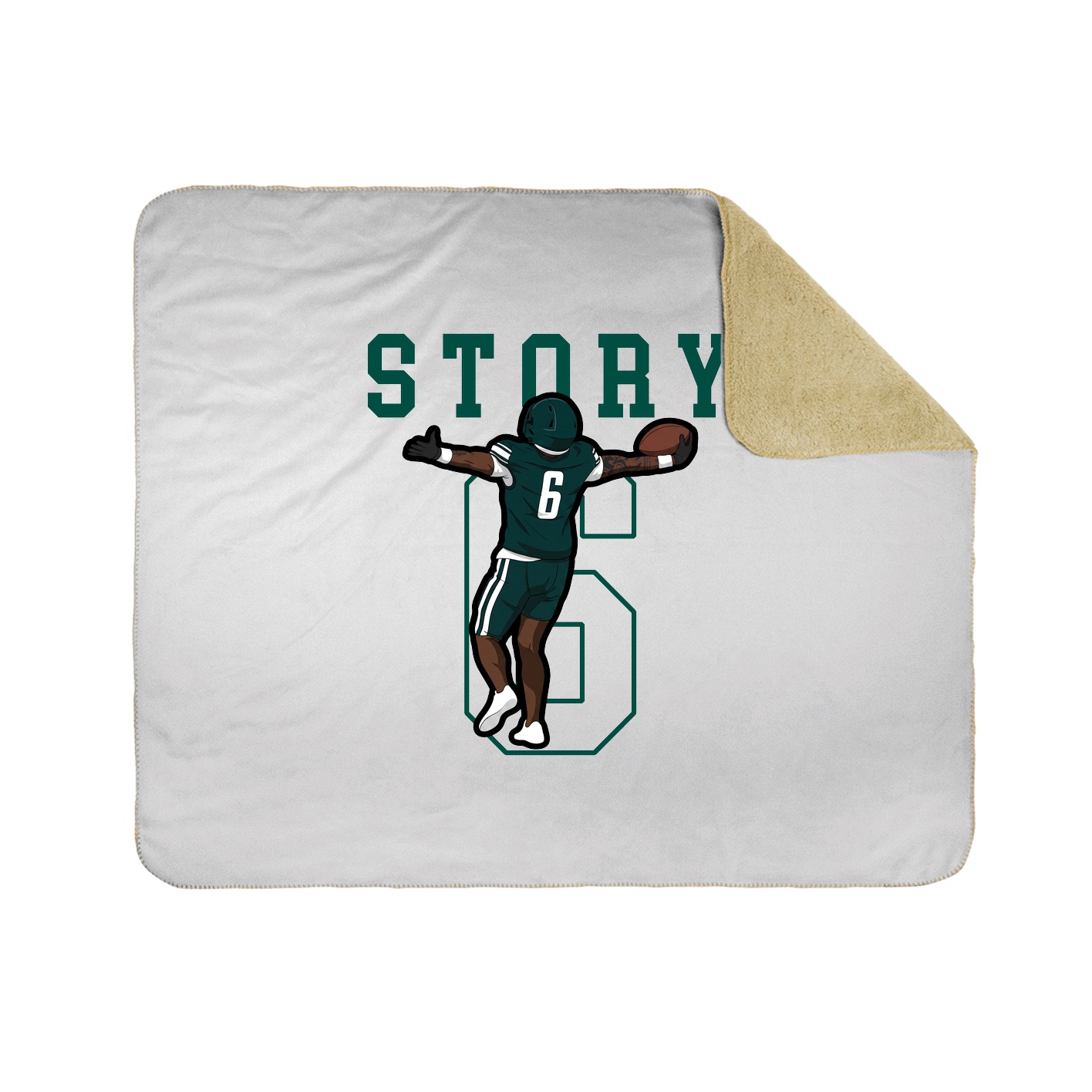Throw Blanket — Shirsey in White