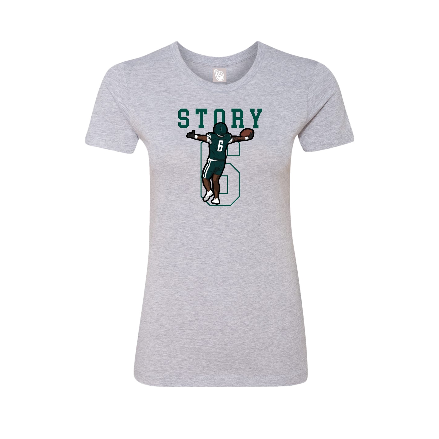 Fitted Women's Tee — Shirsey in Grey