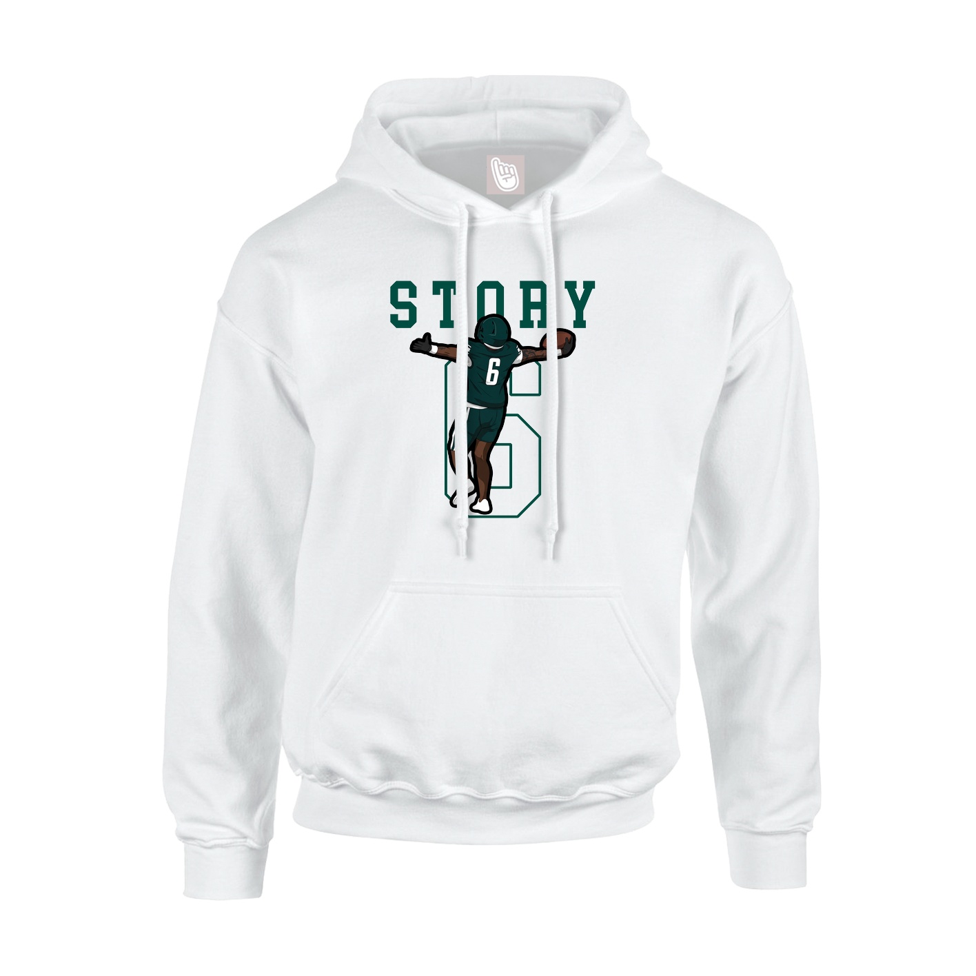Hoodie — Shirsey in White