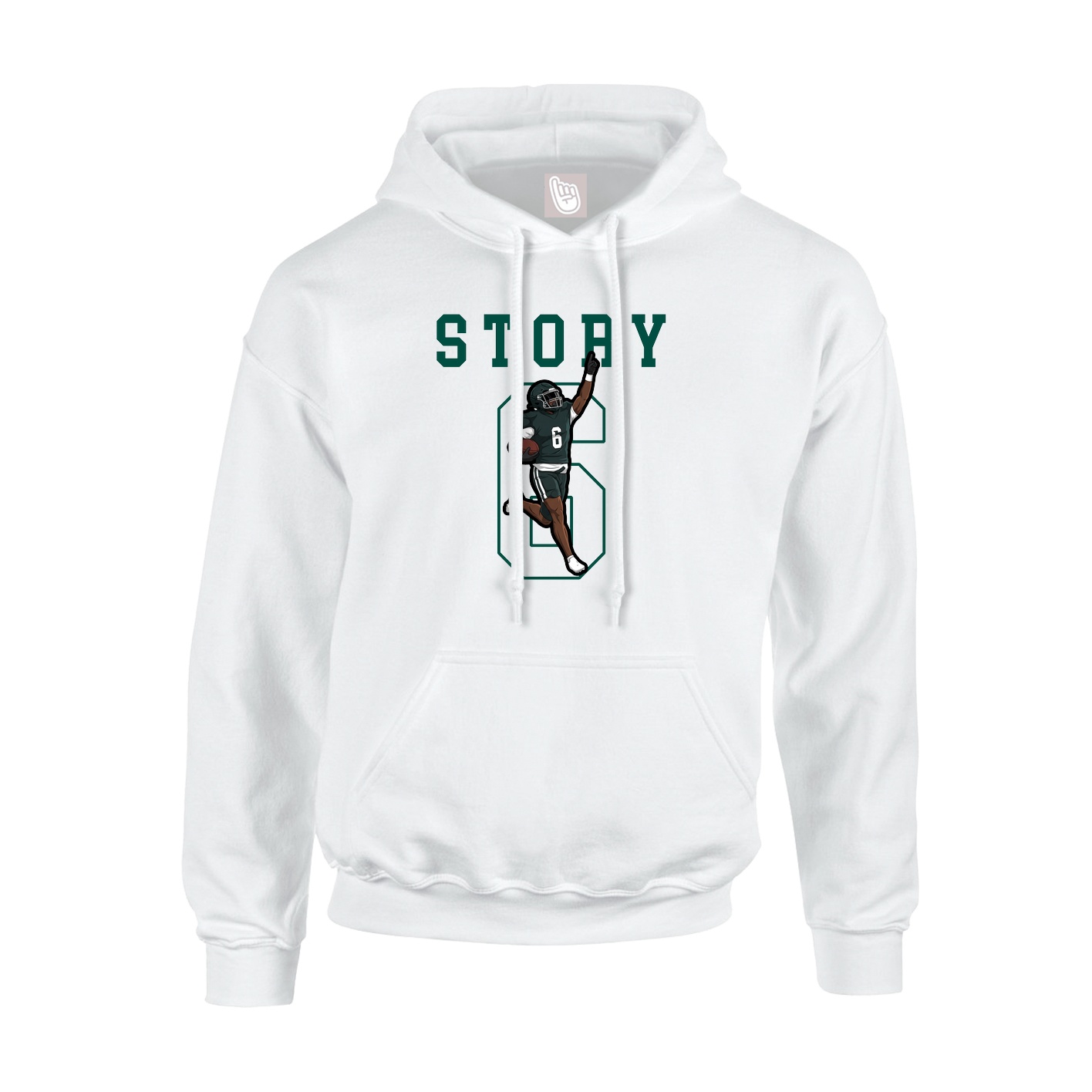 Youth Hoodie — Shirsey in White