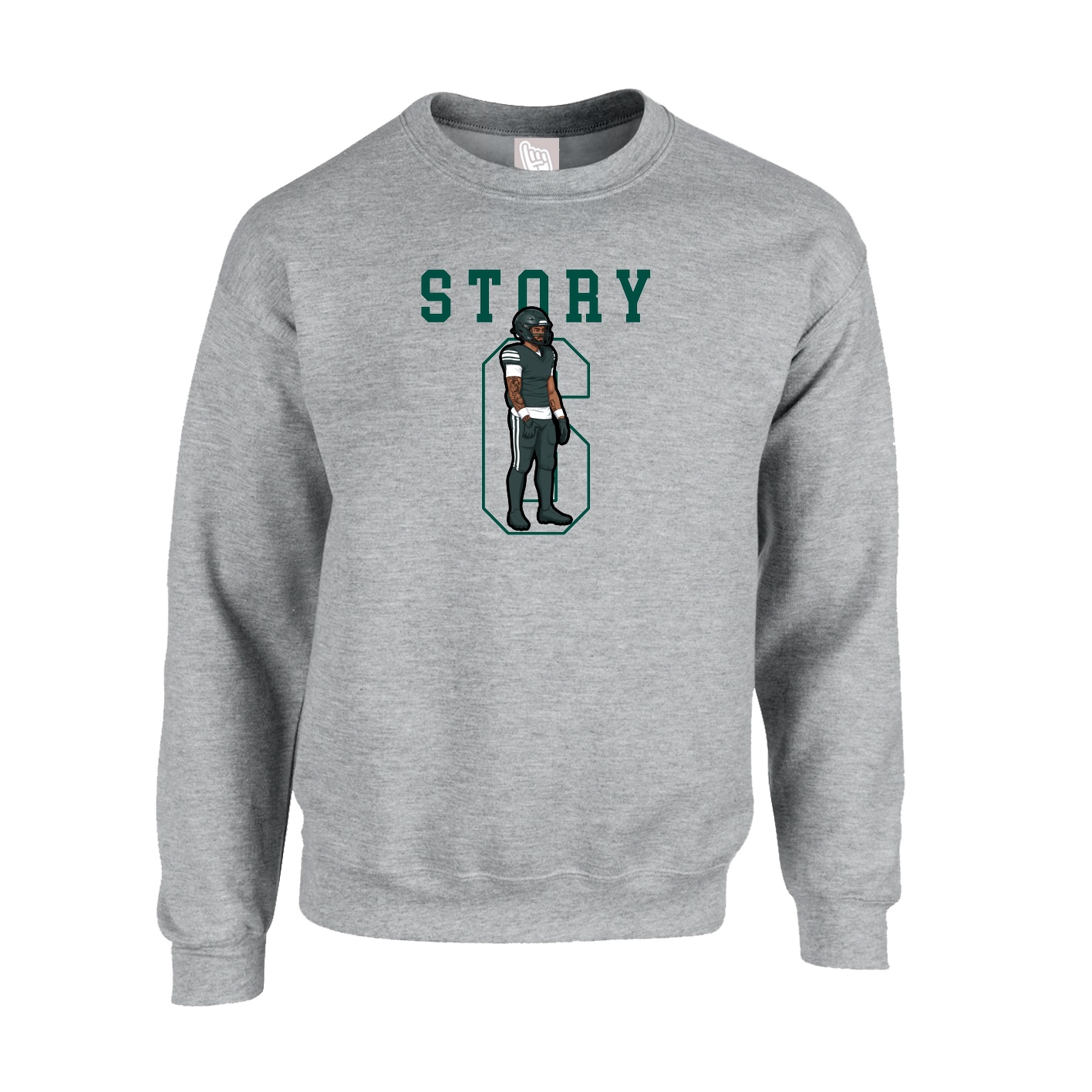Fleece Crew — Shirsey in Grey