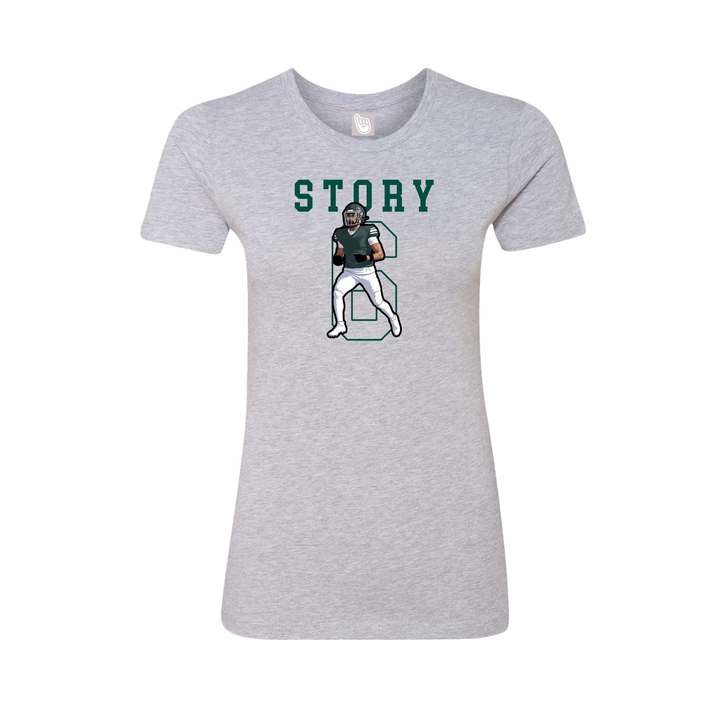 Fitted Women's Tee — Shirsey in Grey