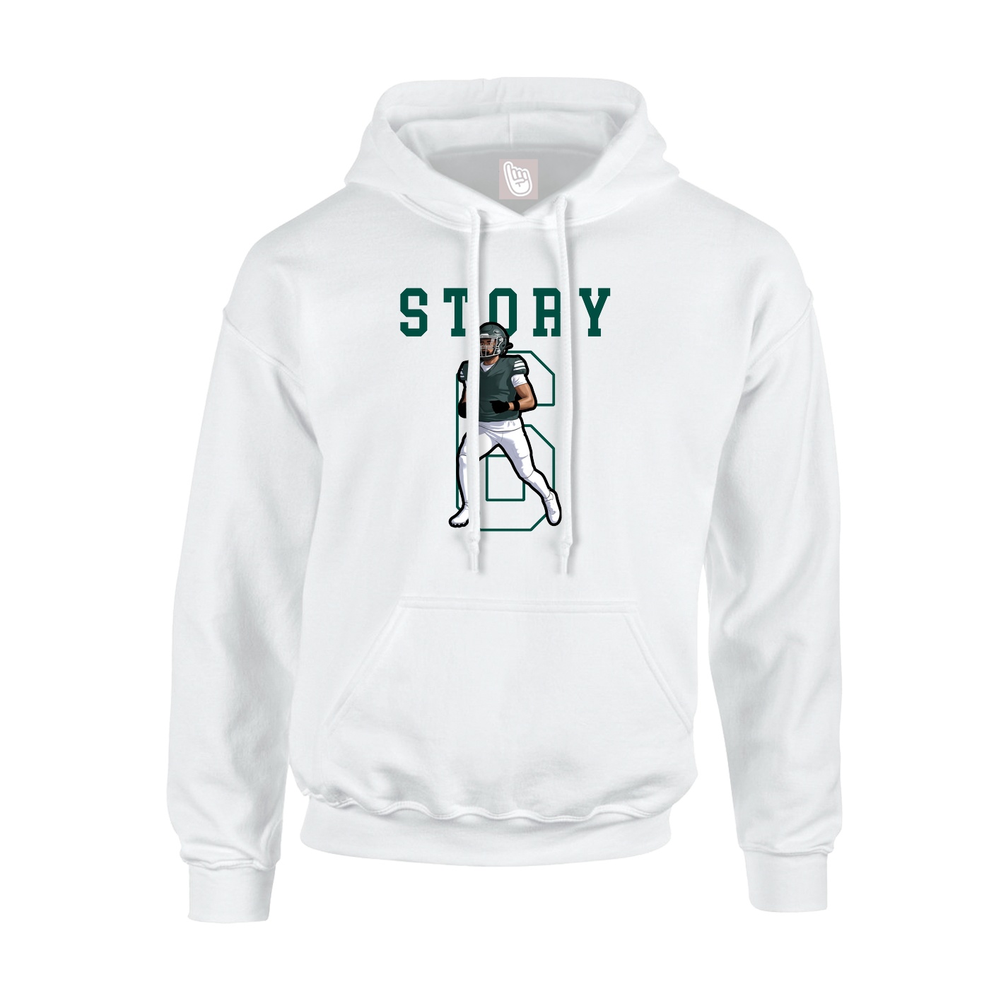 Hoodie — Shirsey in White