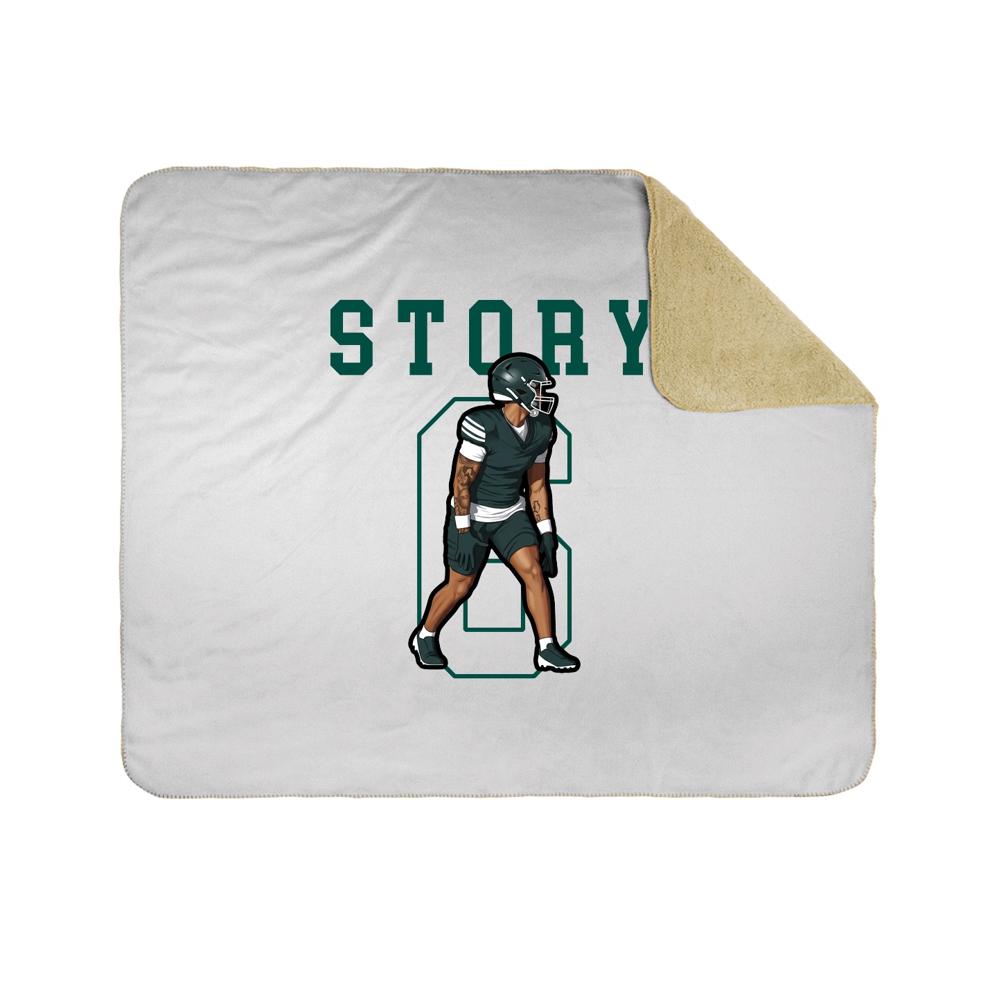 Throw Blanket — Shirsey in White