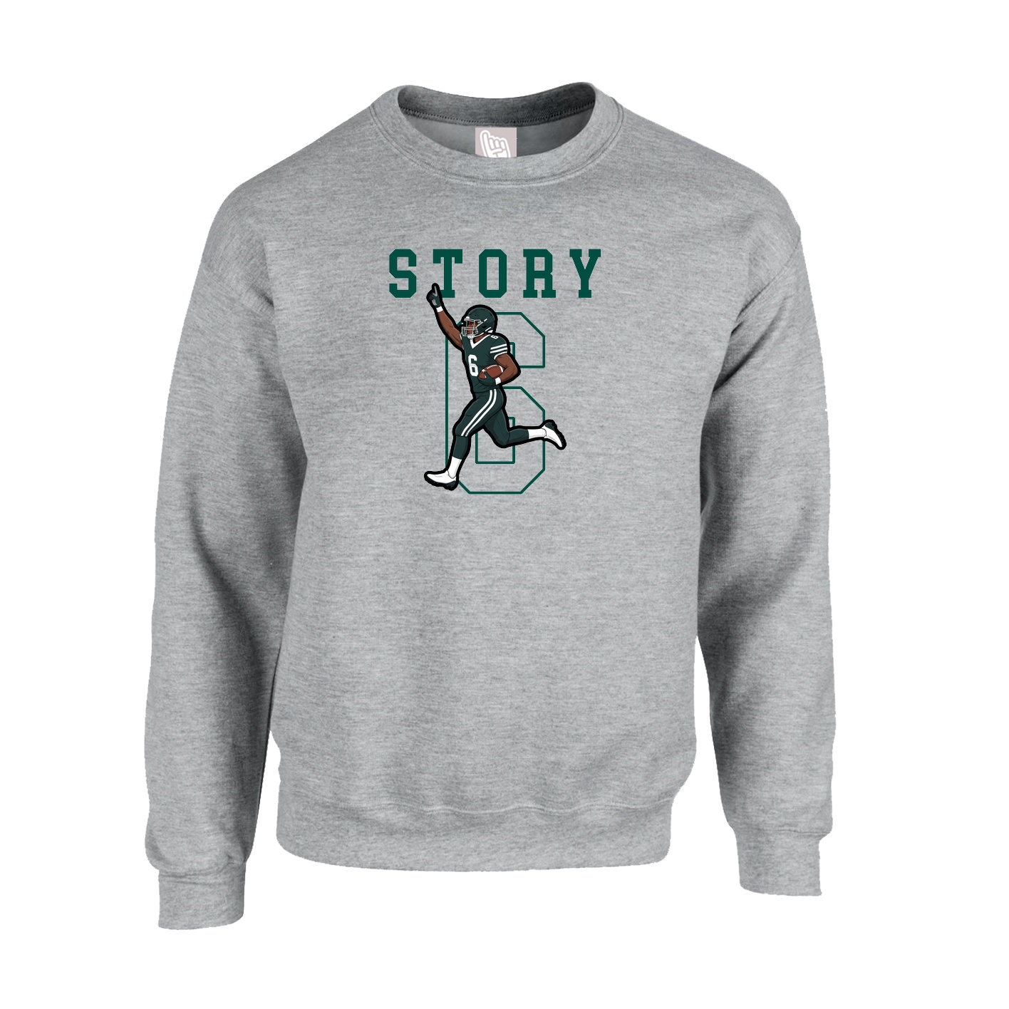 Fleece Crew — Shirsey in Grey