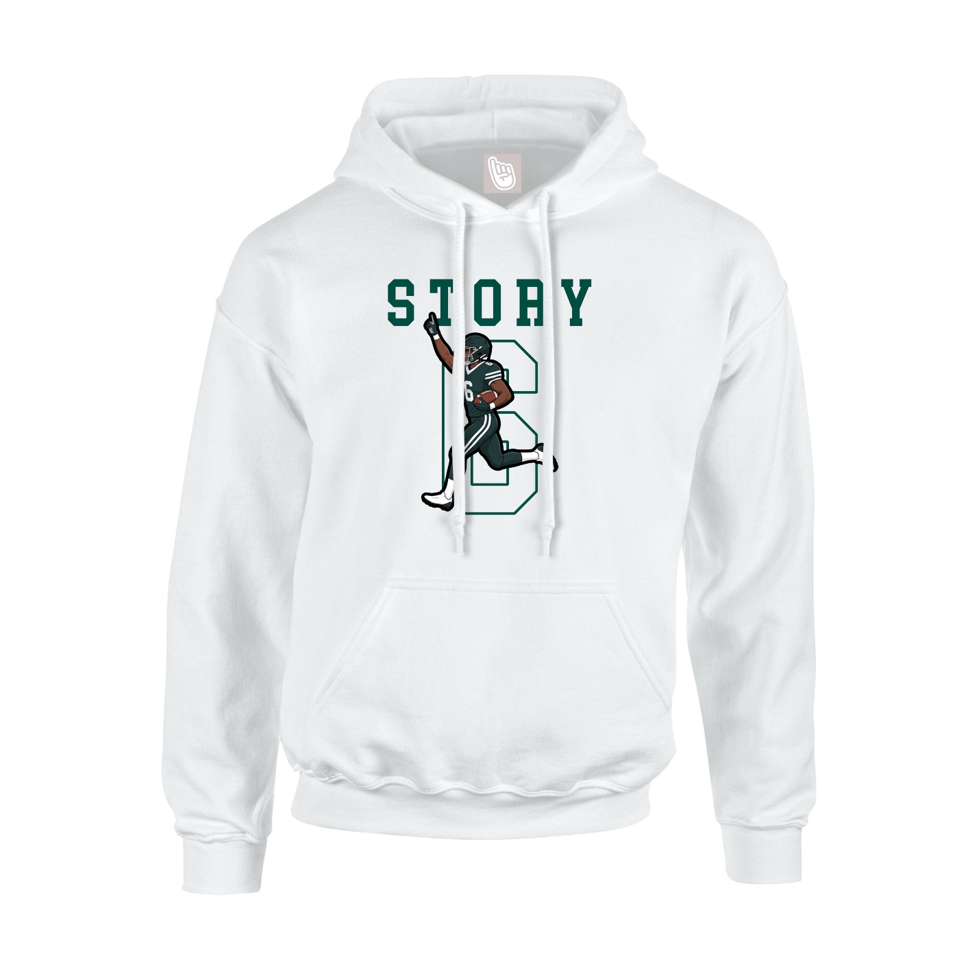 Youth Hoodie — Shirsey in White