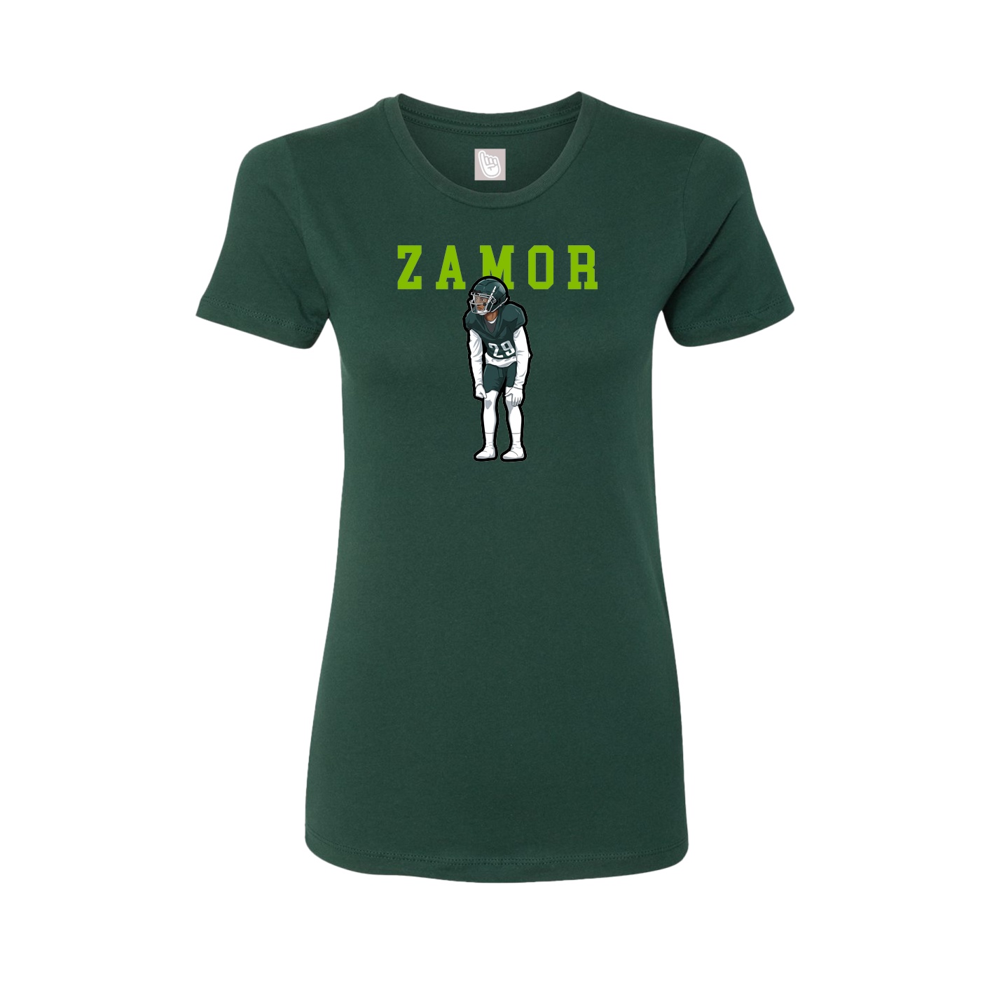 Fitted Women's Tee — Shirsey in Green