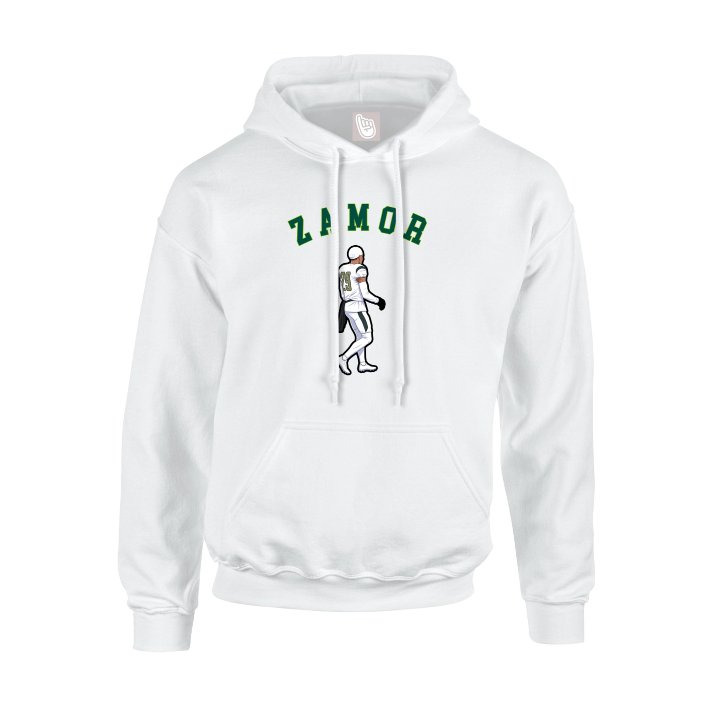 Youth Hoodie — Shirsey Arch in White