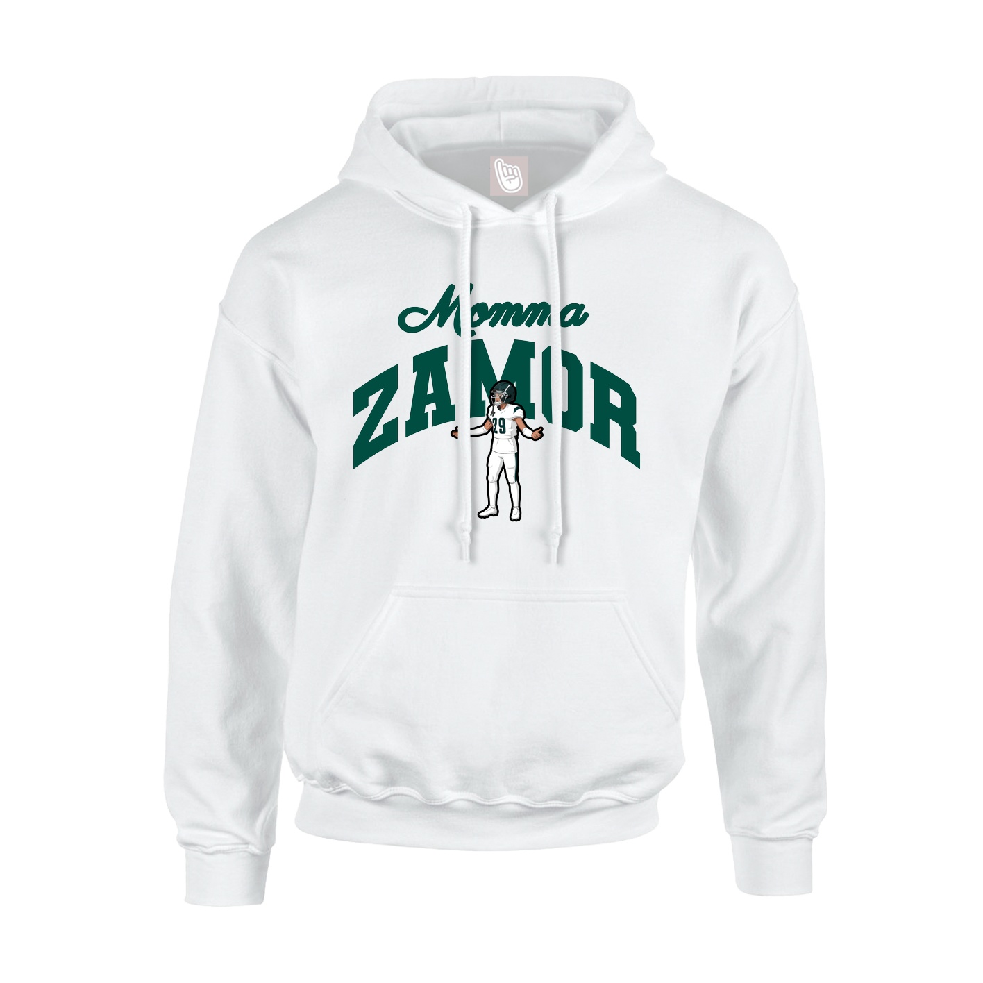 Youth Hoodie — Mothers Day Arch in White