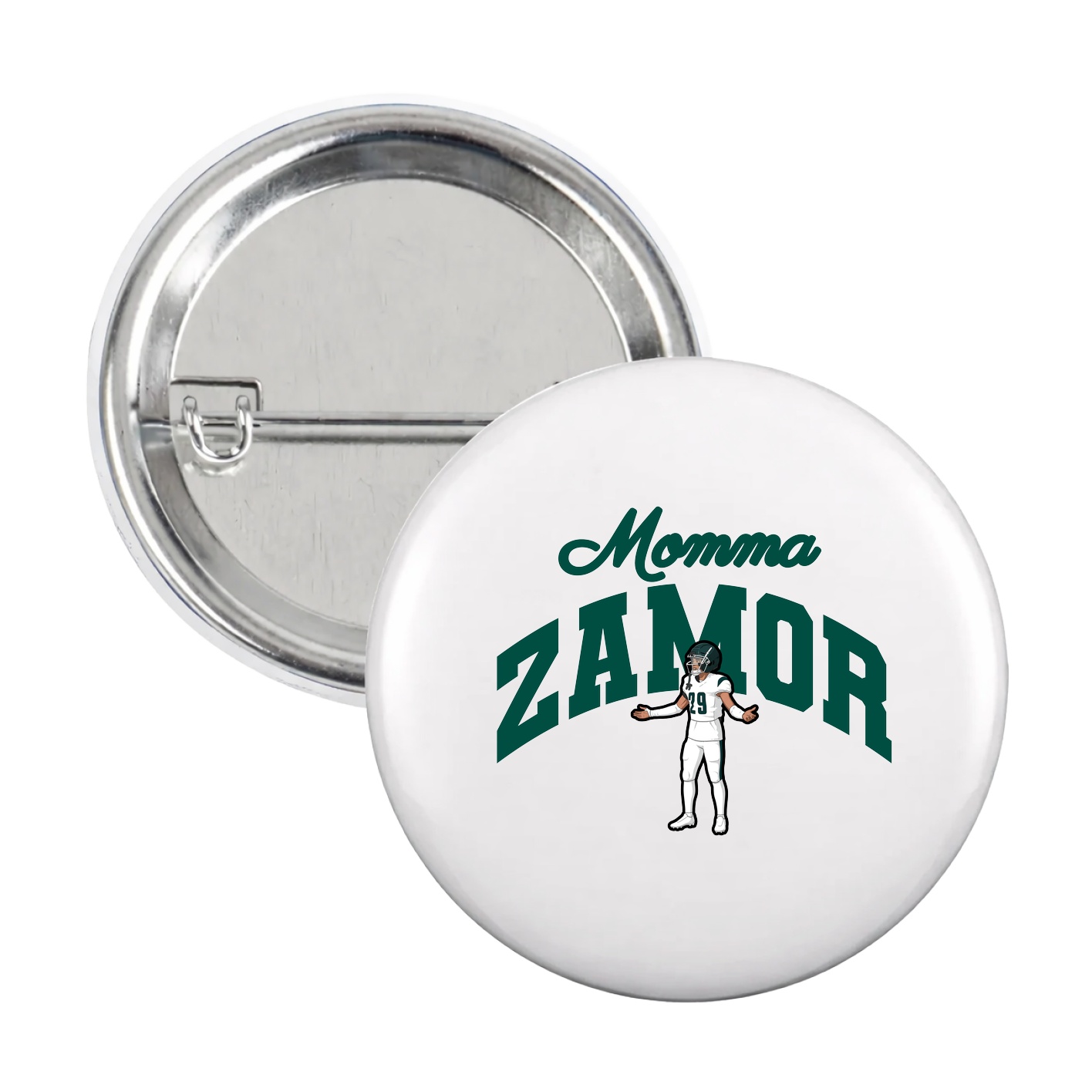 Game Day Button — Mothers Day Arch in White