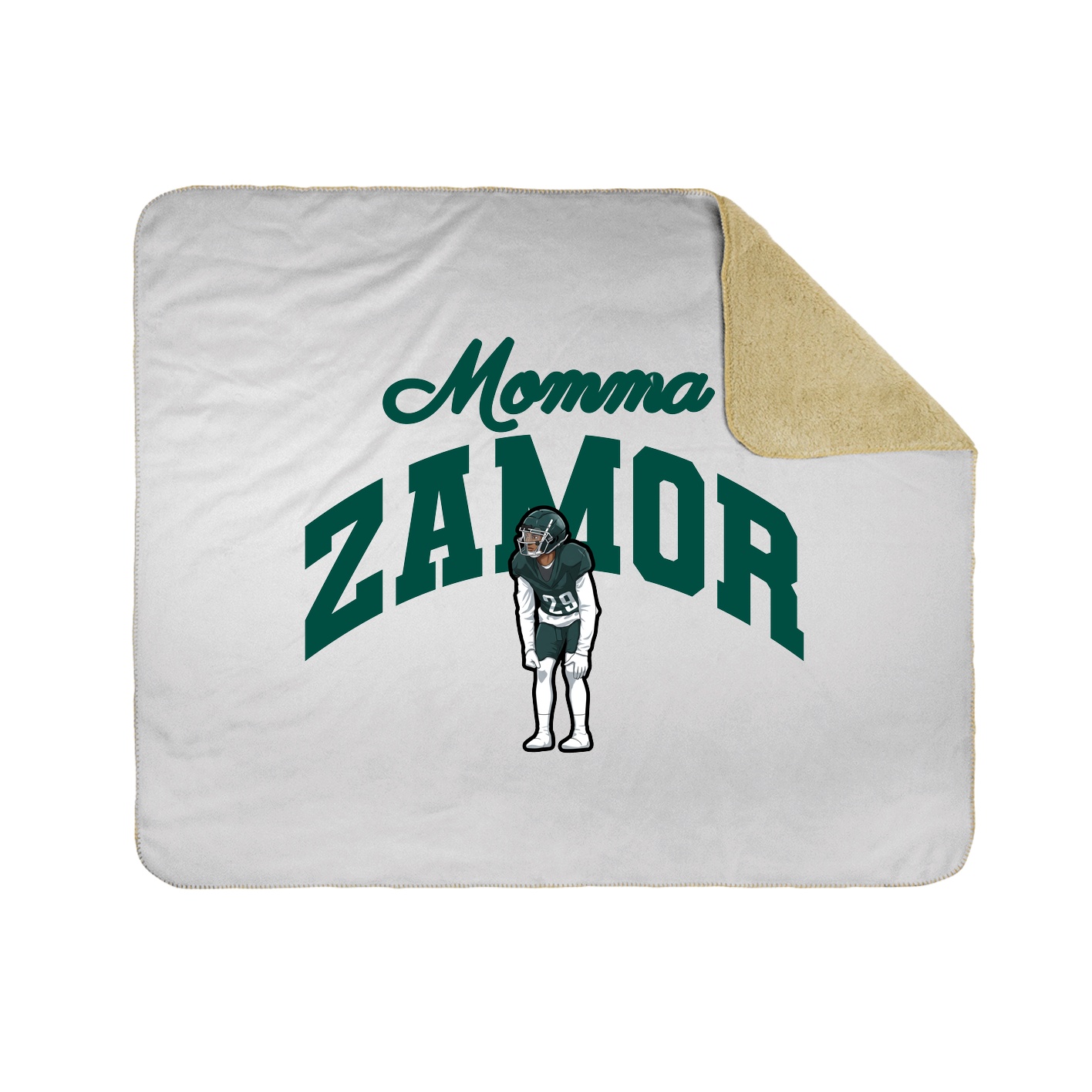 Throw Blanket — Mothers Day Arch in White