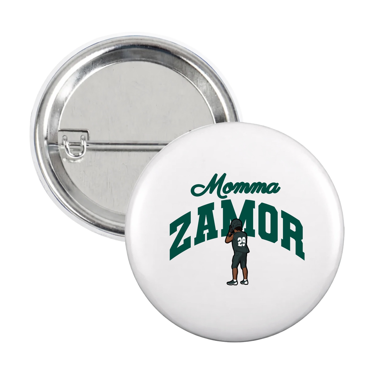 Game Day Button — Mothers Day Arch in White